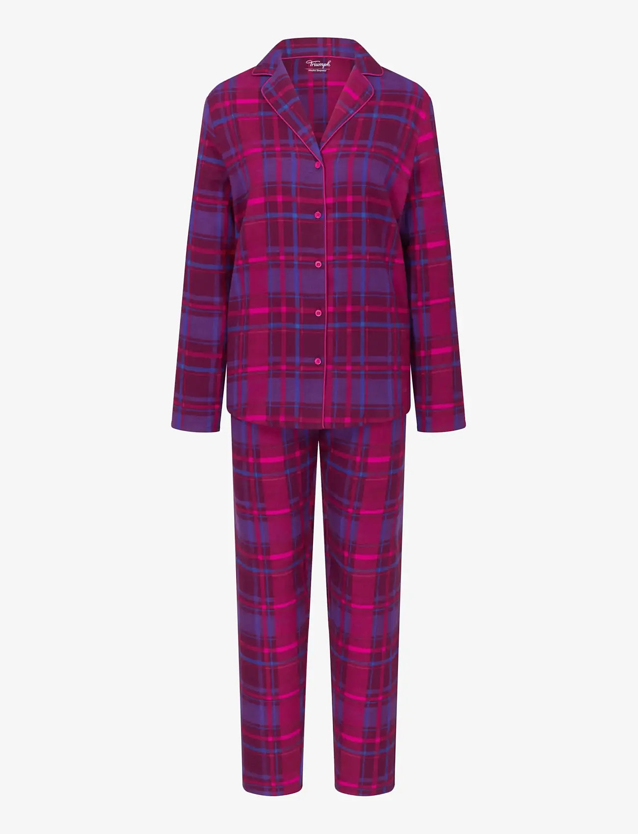 Triumph - Boyfriend PW 01 X Checks - weihnachts-pyjamas - red combination - 1