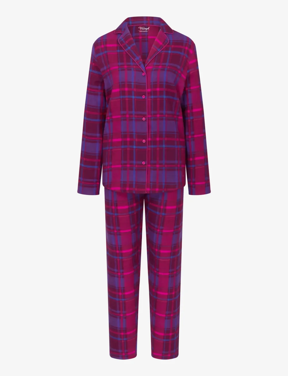Triumph - Boyfriend PW 01 X Checks - pyjamas - red combination - 1