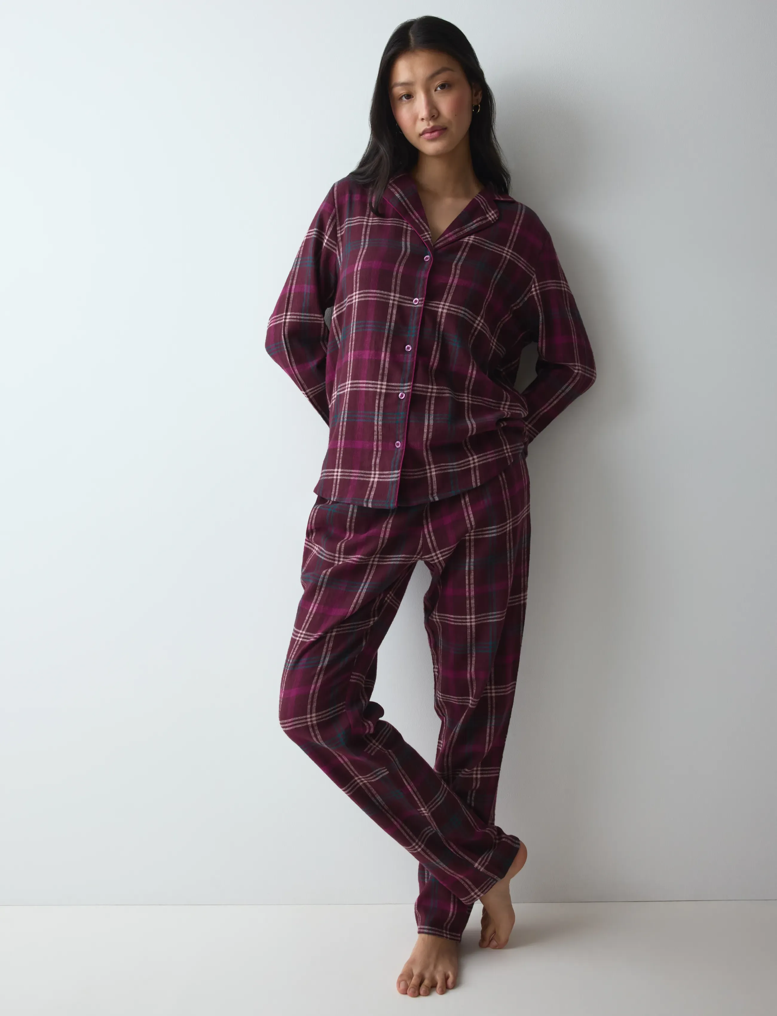 Triumph - Boyfriend PW 01 X Checks - pidžaamad - red - dark combination - 0