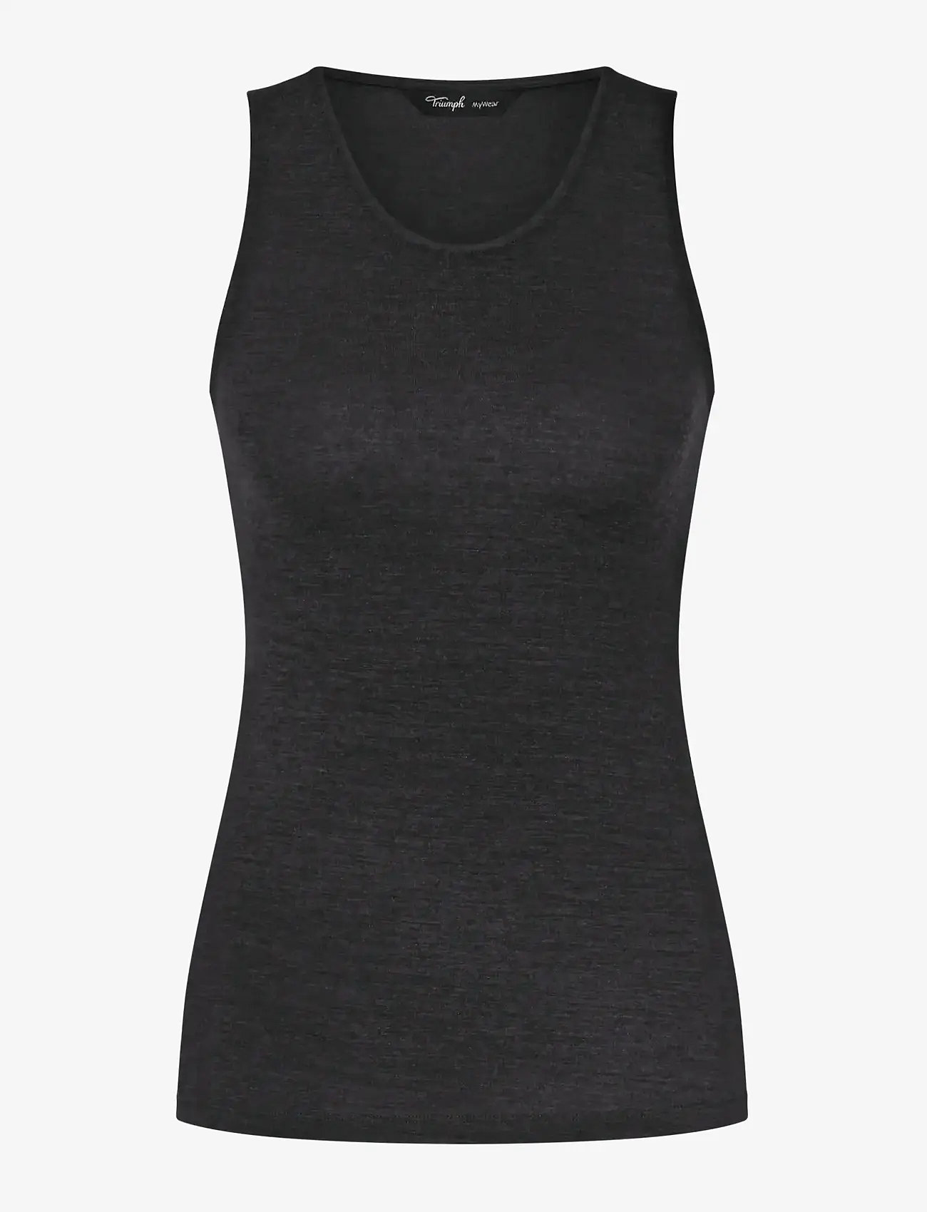 Triumph - Beauty Layers NSL Top Wool - Överdelar - black - 1