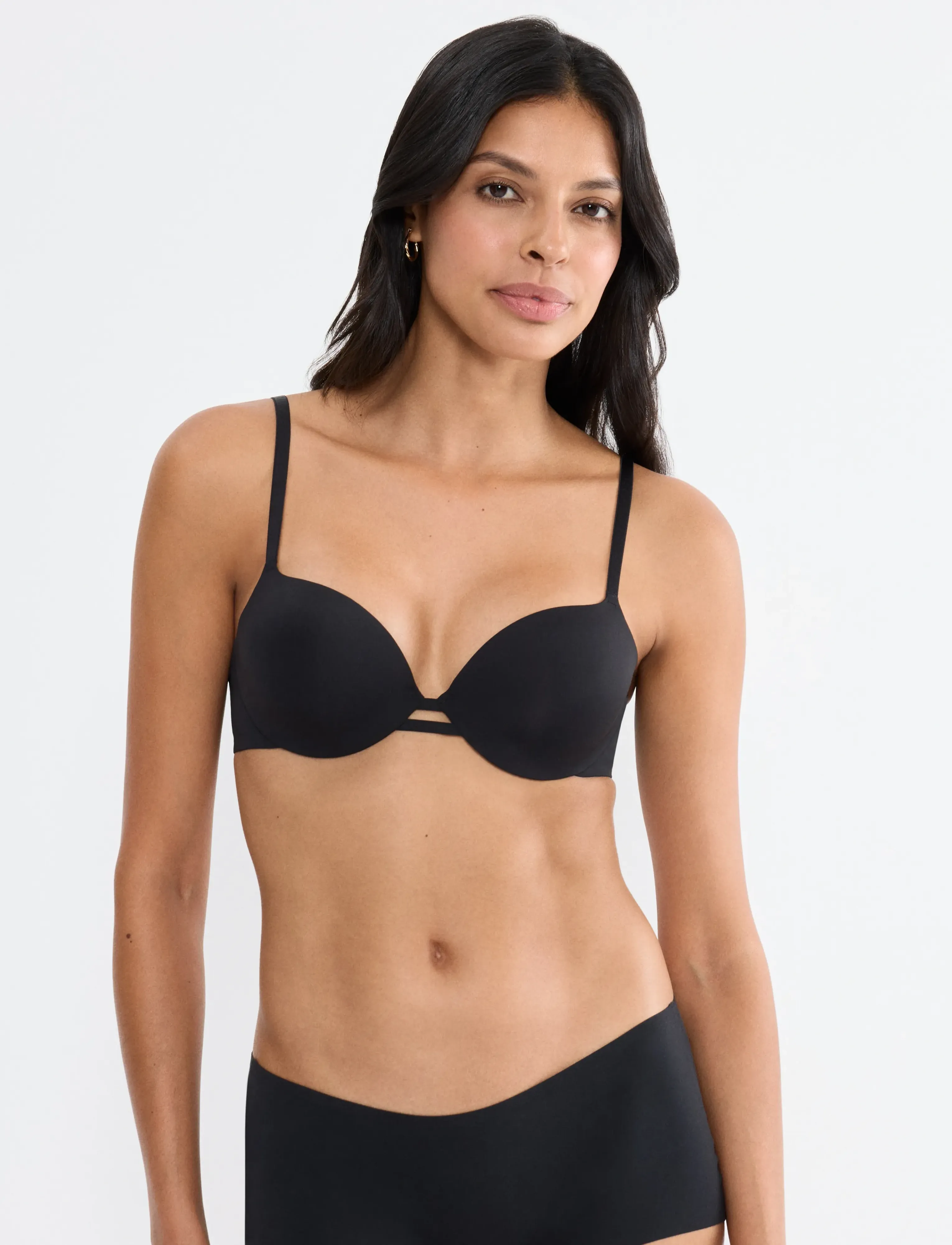 Triumph Body Make-Up Illusion Whp Ex, Kvinder, Push-Up BH, Sort, Str: 70 C