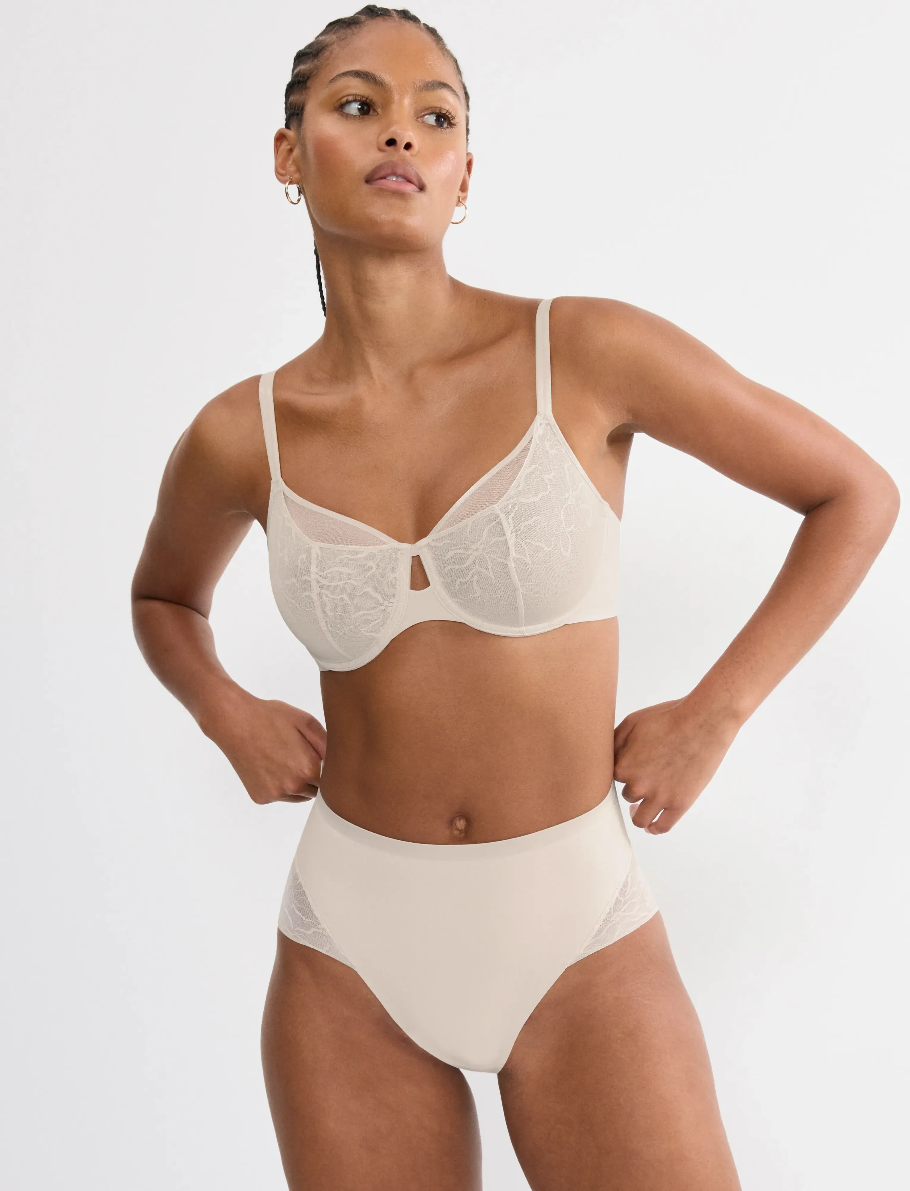 Triumph Comfort Contour W01, Kvinder, Fuldskåls Bøjle BH, Cream, Str: 85 F