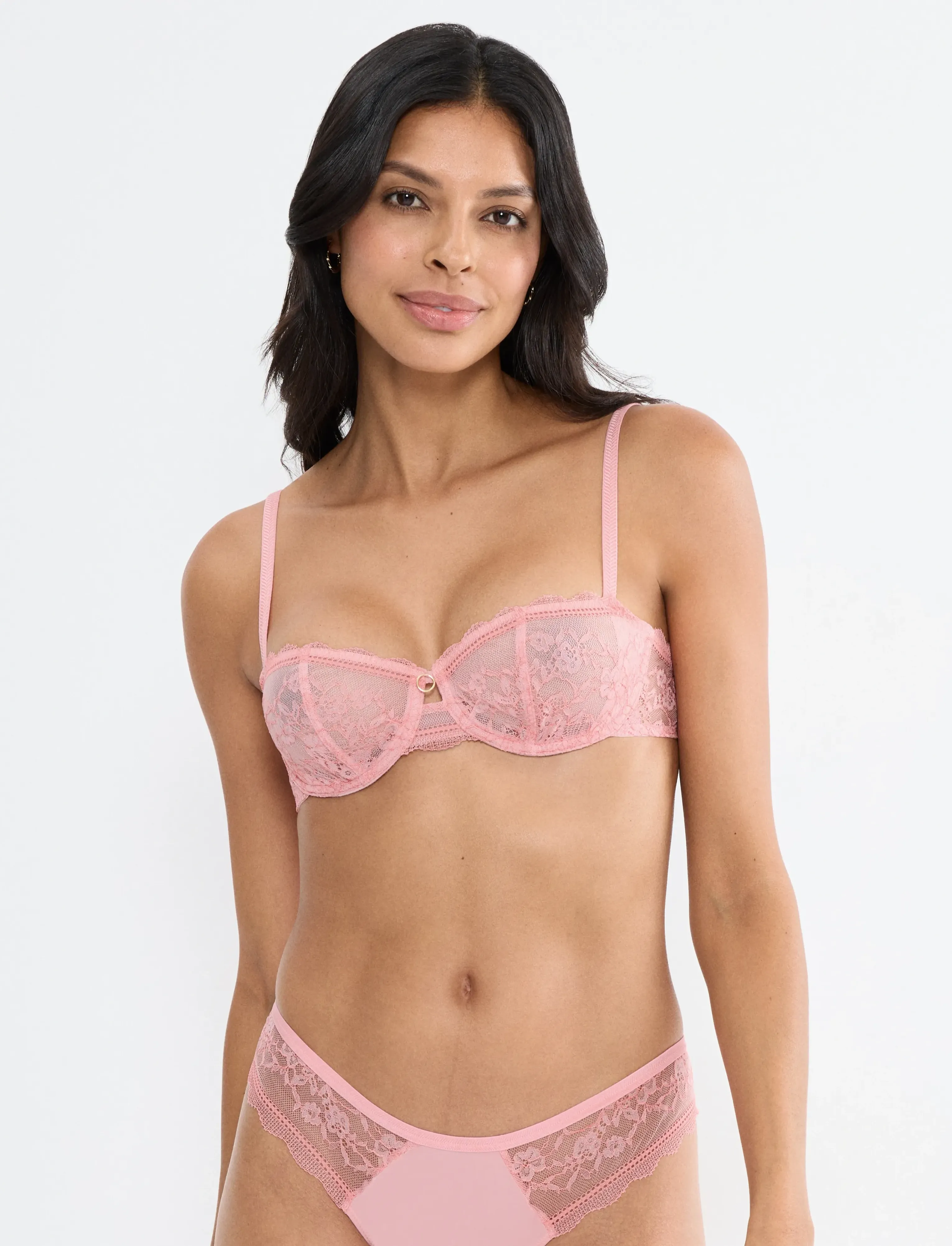 Triumph Comfort Allure Wh, Kvinder, Bøjle Bh med Blonder, Pink, Str: 70 E