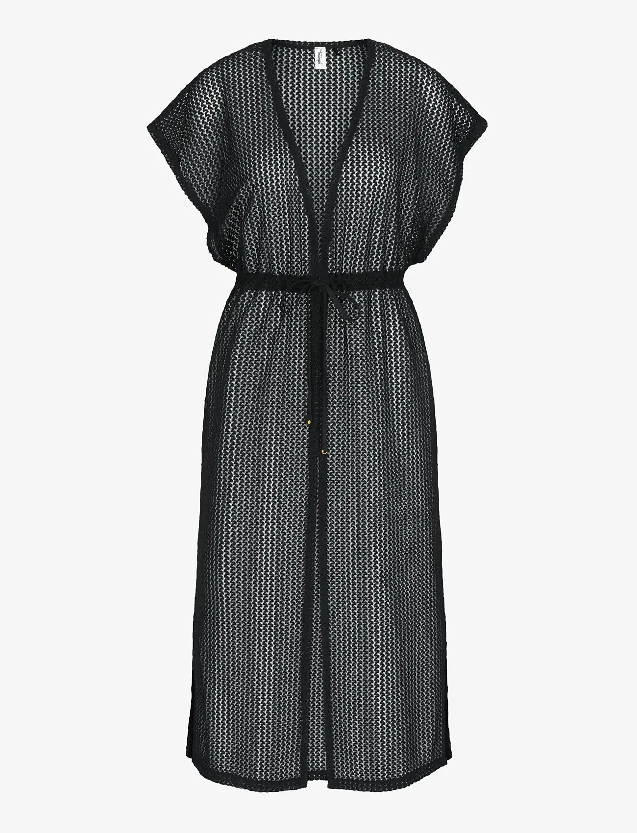 Triumph - Beach MyWear Crochet Kimono - strandtøj - black - 1