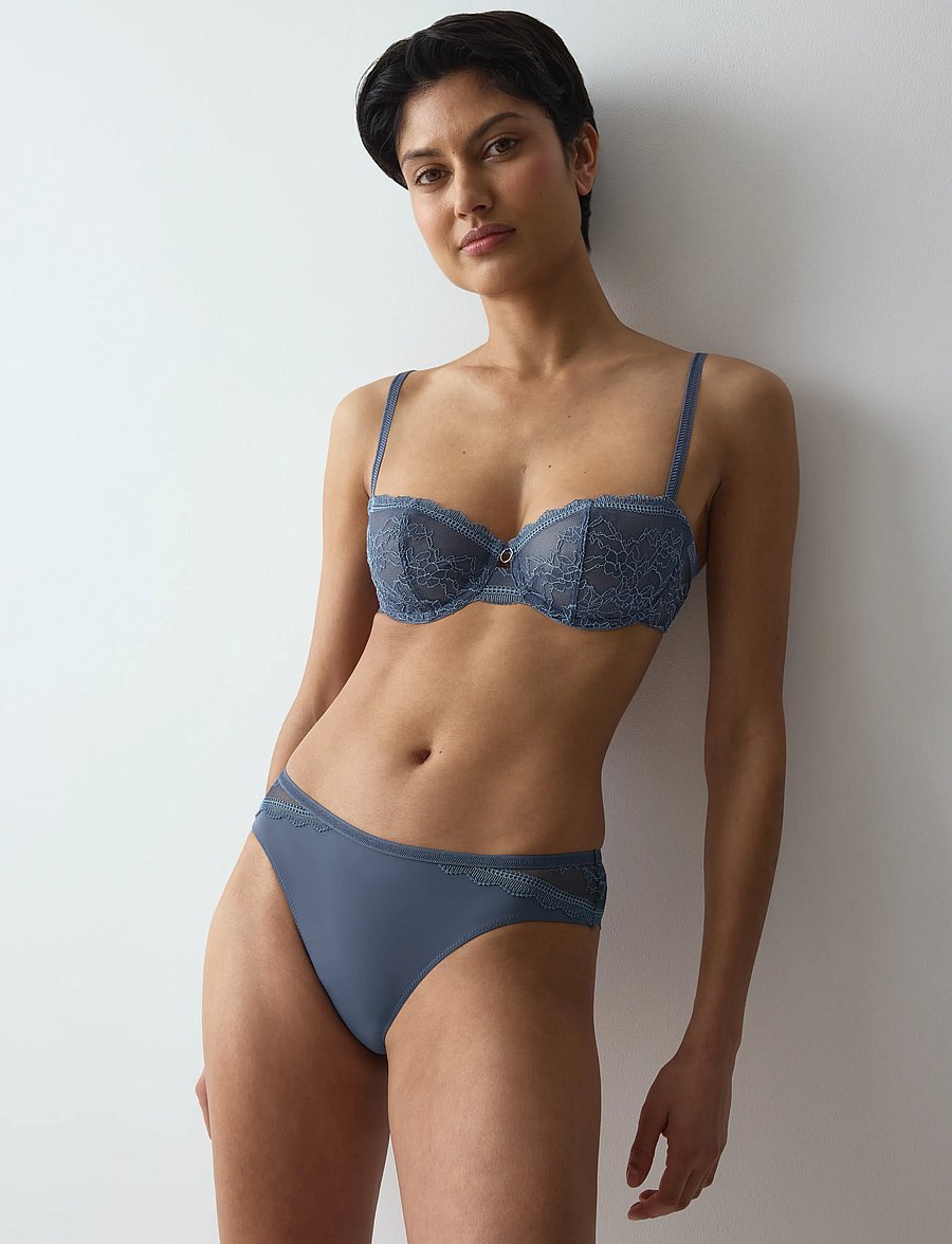Triumph - Comfort Allure Brazilian - brazilian slips - indigo veil - 0