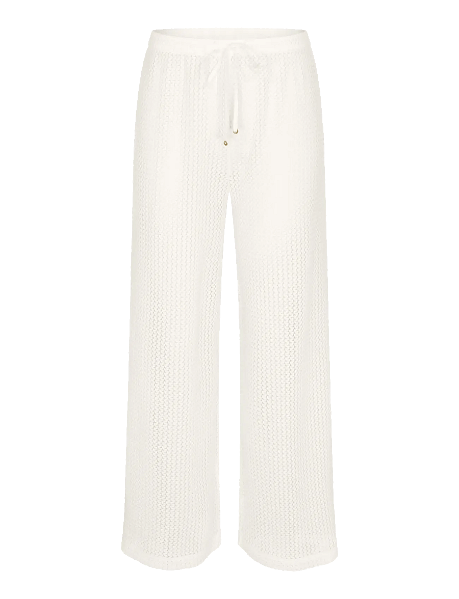 Triumph - Beach MyWear Crochet Trousers - strandtøj - silk white - 1