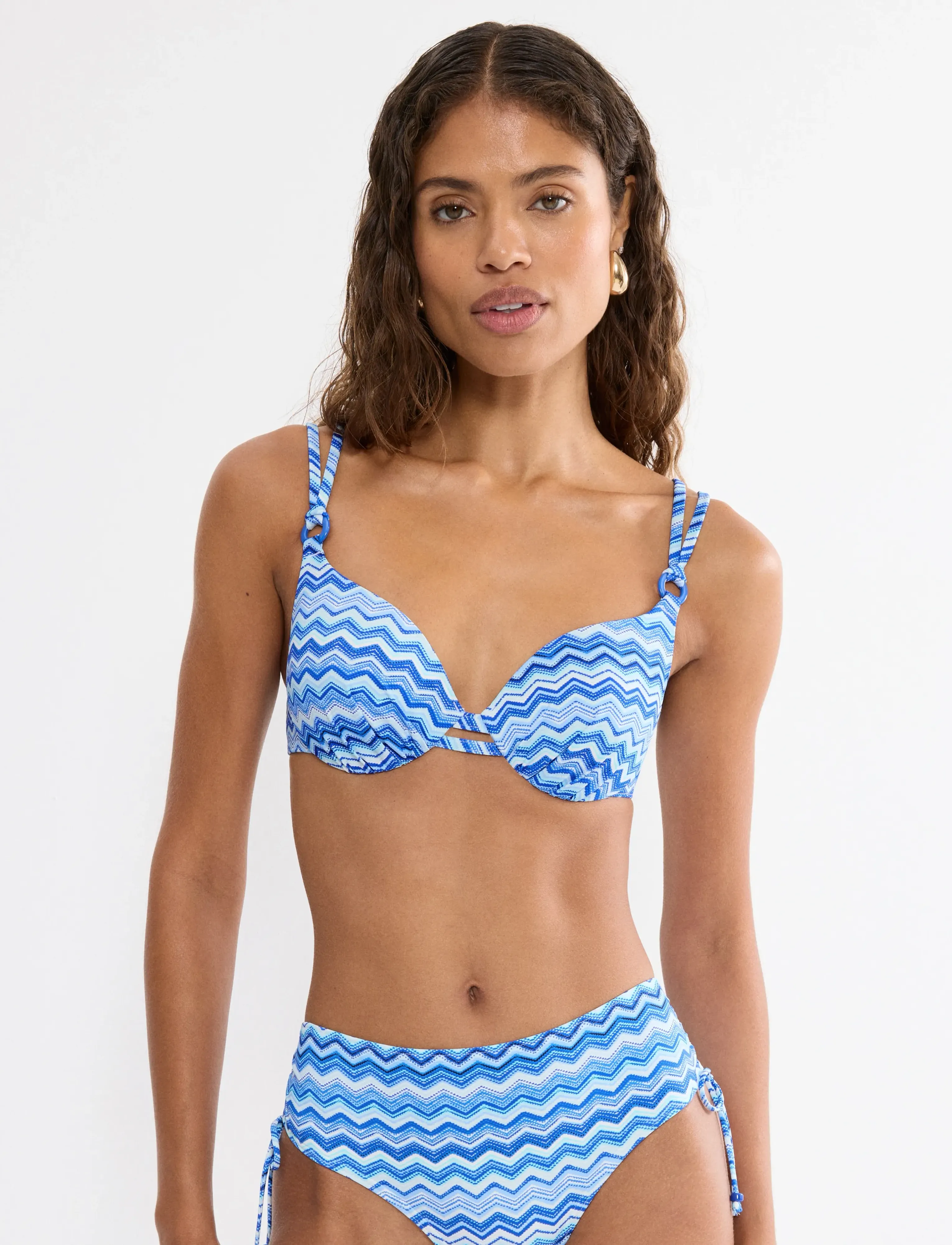 Triumph Mix & Match Summer Wp Pt, Kvinder, Polstret Bikinitop, Blå, Str: D x 40