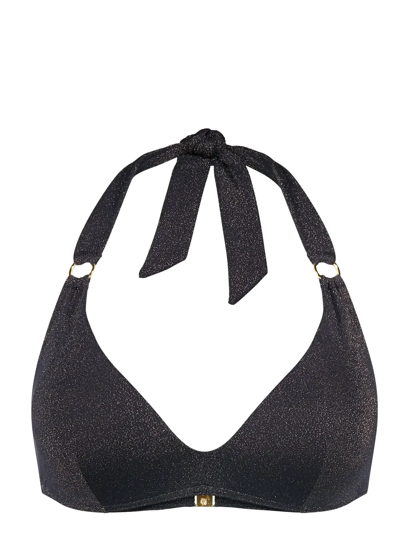 Triumph Summer Sunset PU Plunge - Trekantsbikinier - BLACK / black