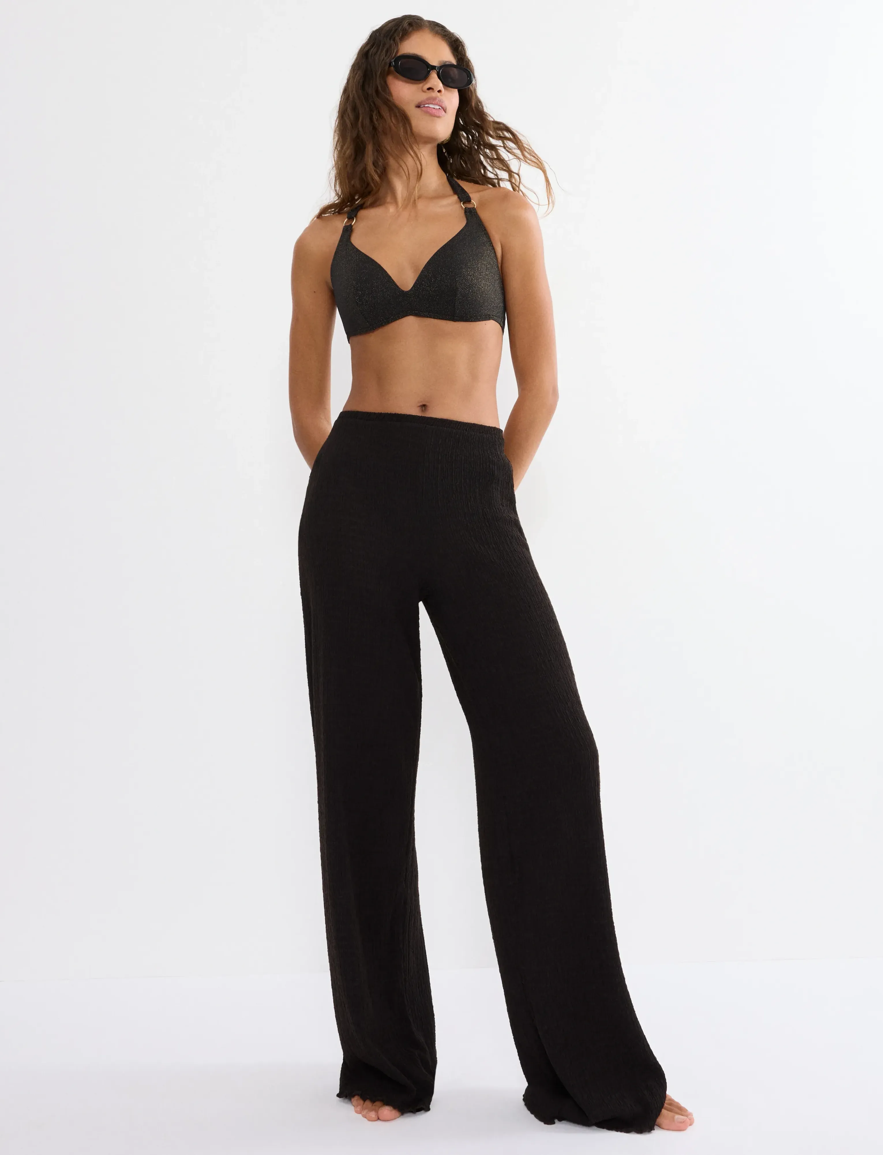 Triumph - Summer Sunset PU Plunge - triangelformad bikinis - black - 4