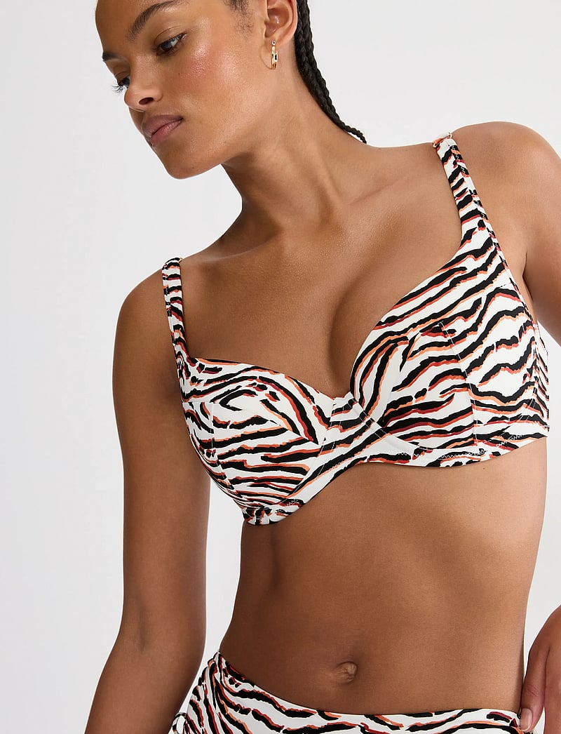 Triumph - Summer Wild WP - bikini-oberteile mit bügel - white - dark combination - 3