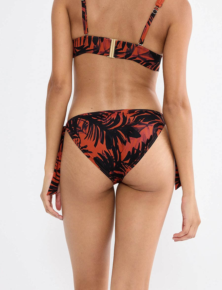 Triumph - Summer Palm Tai - bikinis mit seitenbändern - brown - dark combination - 2