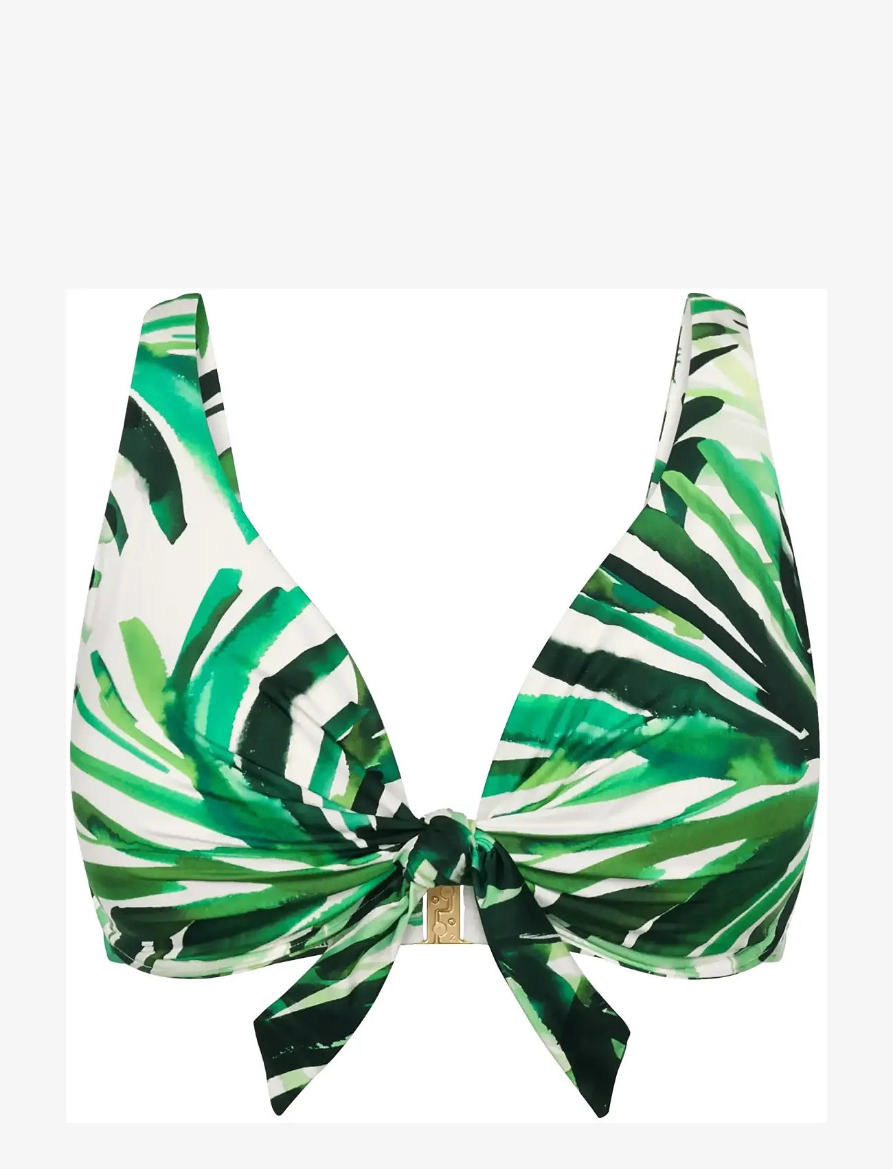 Triumph - Summer Palm W - stanik z fiszbinami bikini - green combination - 1