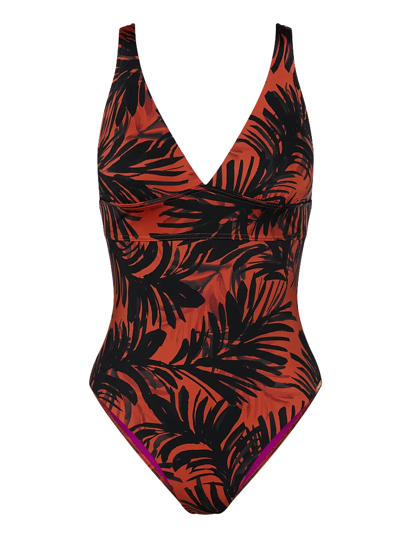 Triumph - Summer Palm OP 02 - badedragter - brown - dark combination - 1