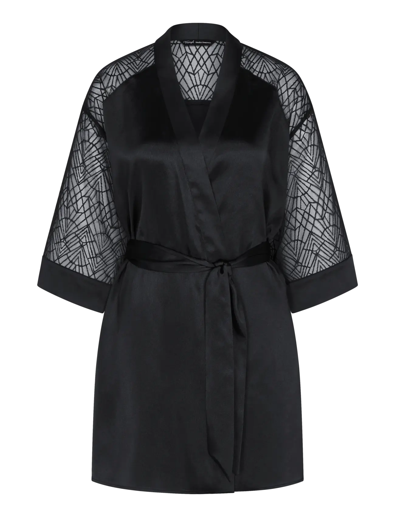 TRIUMPH A Weekend To Remember Morgenmantel Schwarz - 44 - Damen