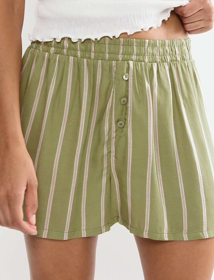 Triumph - Mix & Match Shorts Viscose - shorts - green combination - 3