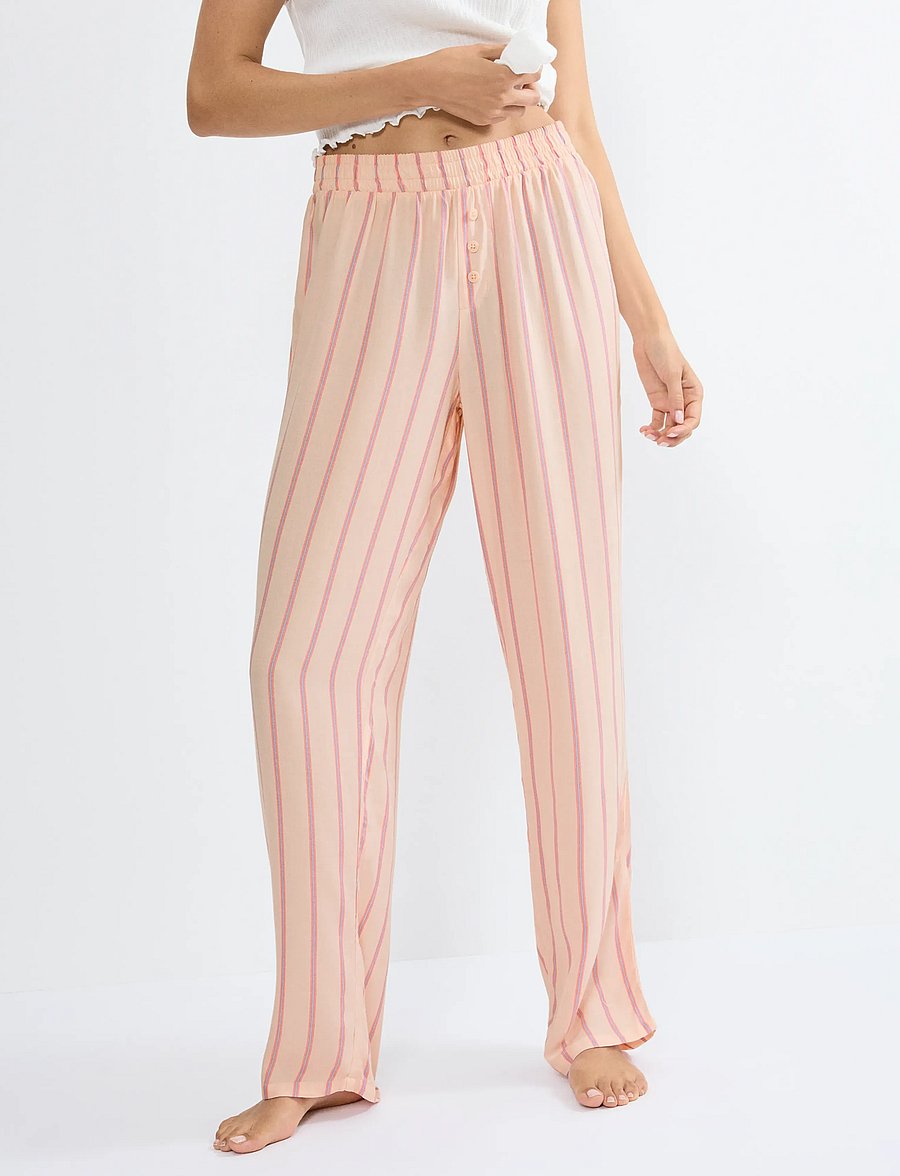 Triumph - Mix & Match Trousers Viscose 01 - pidžaamapüksid - pink - light combination - 0