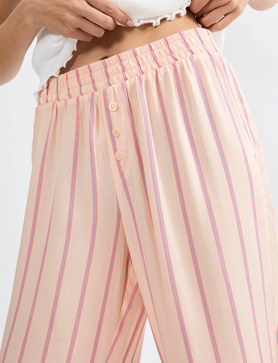 Triumph - Mix & Match Trousers Viscose 01 - pidžaamapüksid - pink - light combination - 3