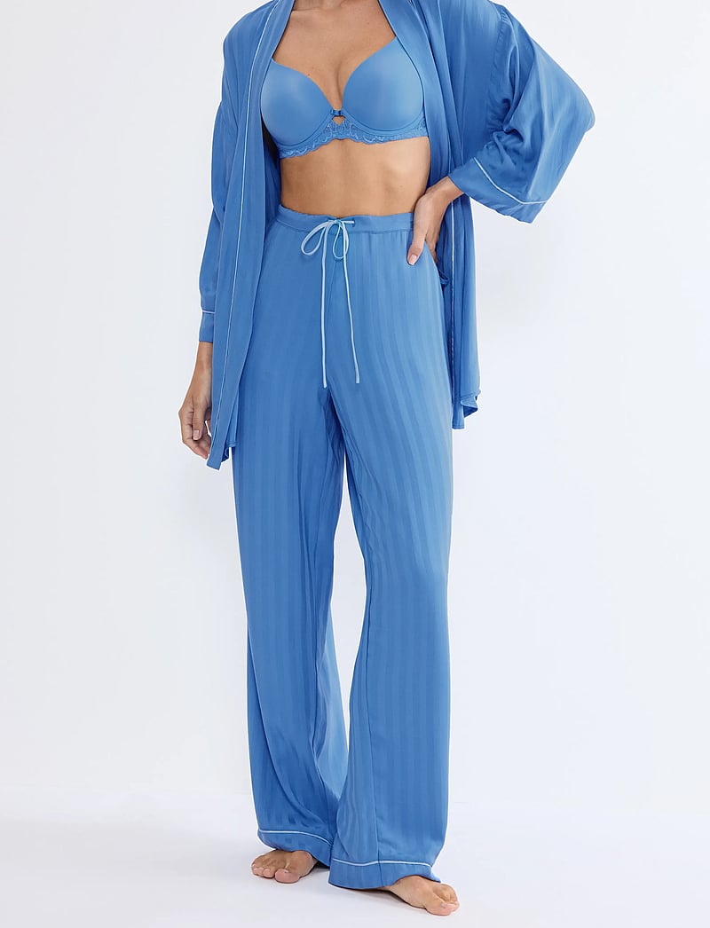 Triumph - Amourette Jacquard Trousers - pyjamahose - ciel - 0