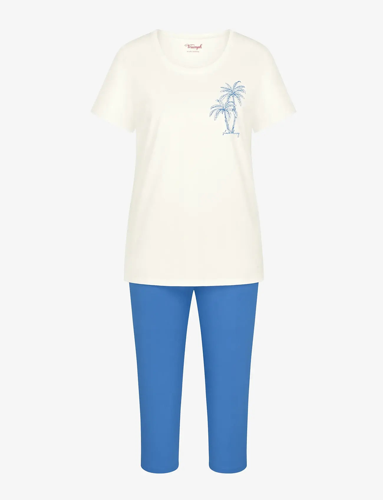 Triumph - Sets PK Capri X 03 - pyjamas - white/blue - 1