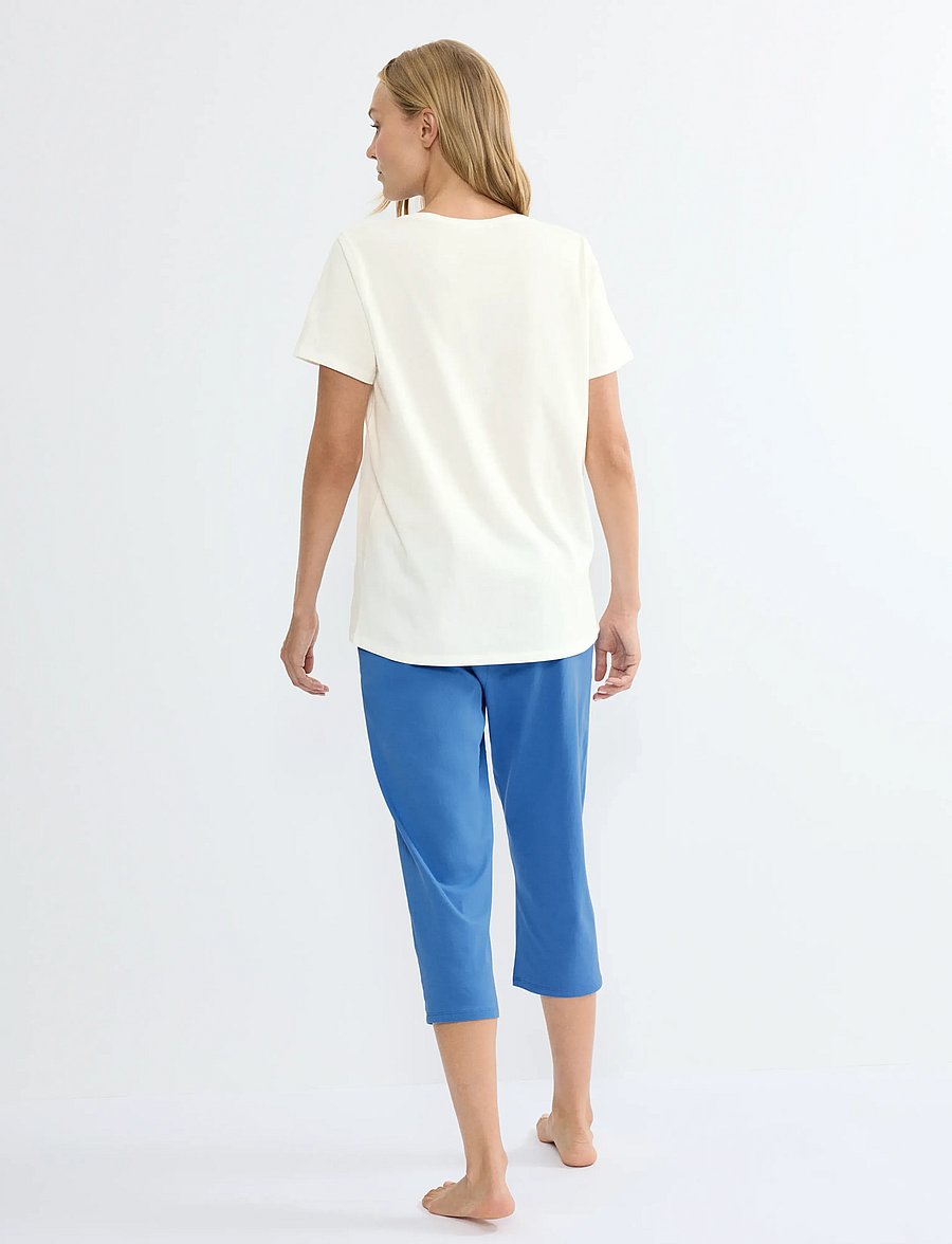 Triumph - Sets PK Capri X 03 - pyjamas - white/blue - 2