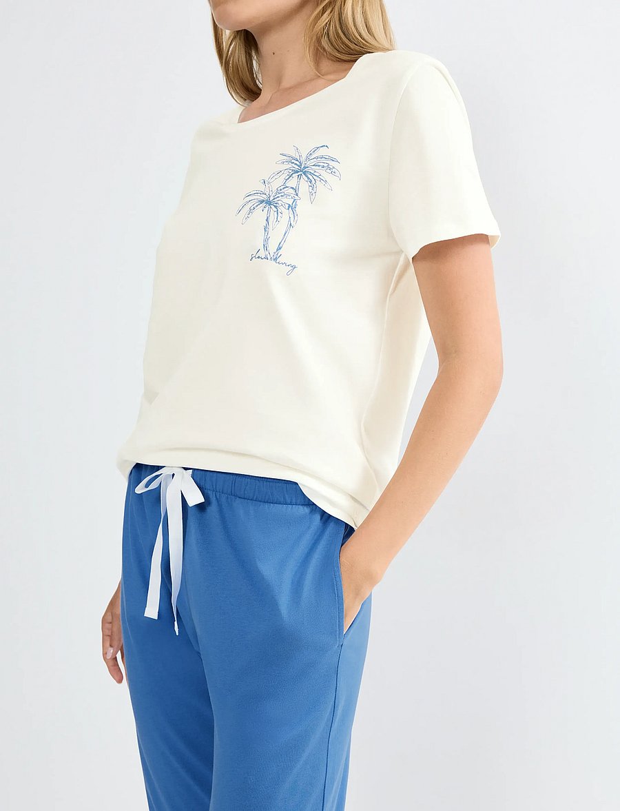 Triumph - Sets PK Capri X 03 - pyjamas - white/blue - 3