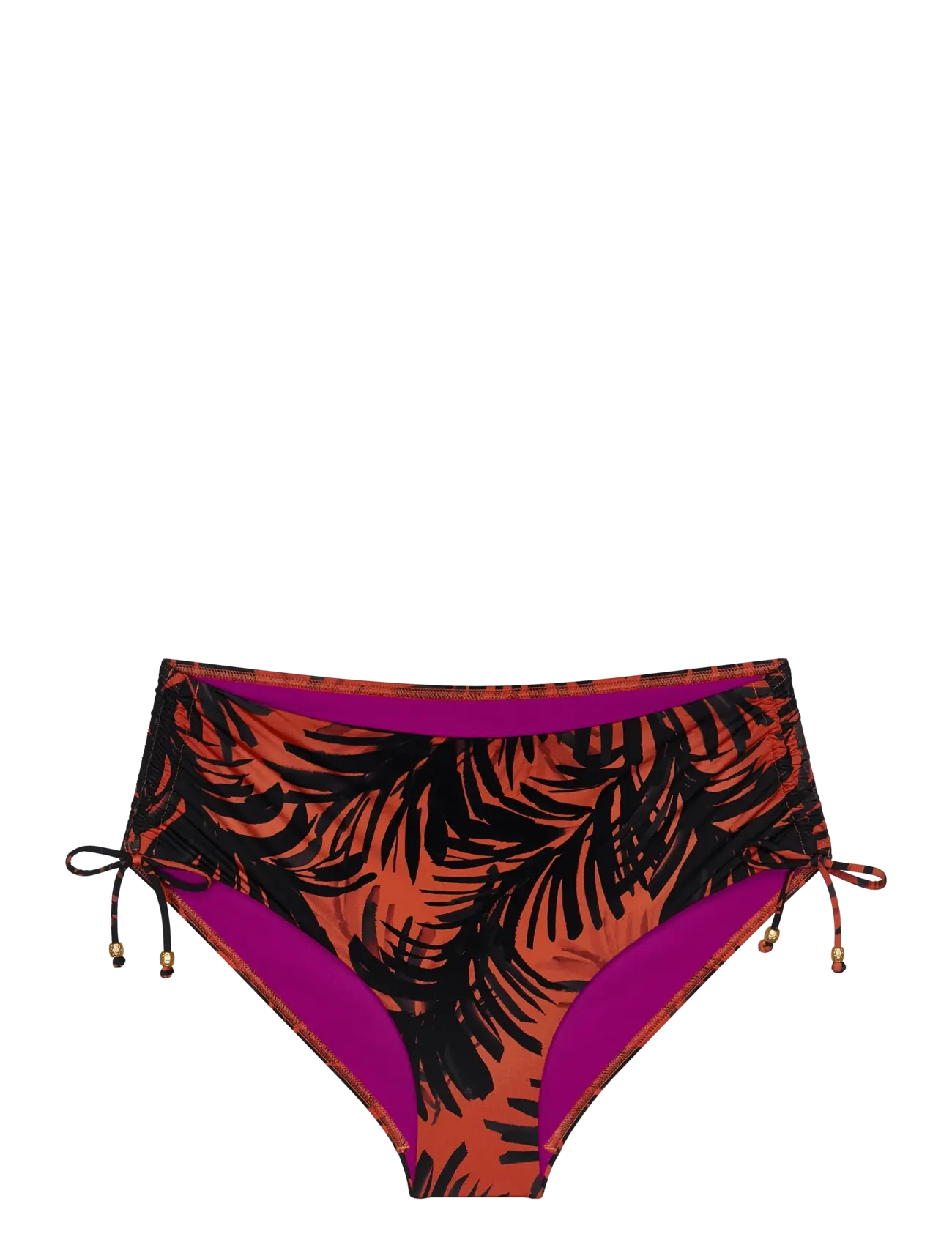 Triumph Summer Palm Maxi - Bikini Hosen - BROWN - DARK COMBINATION / black