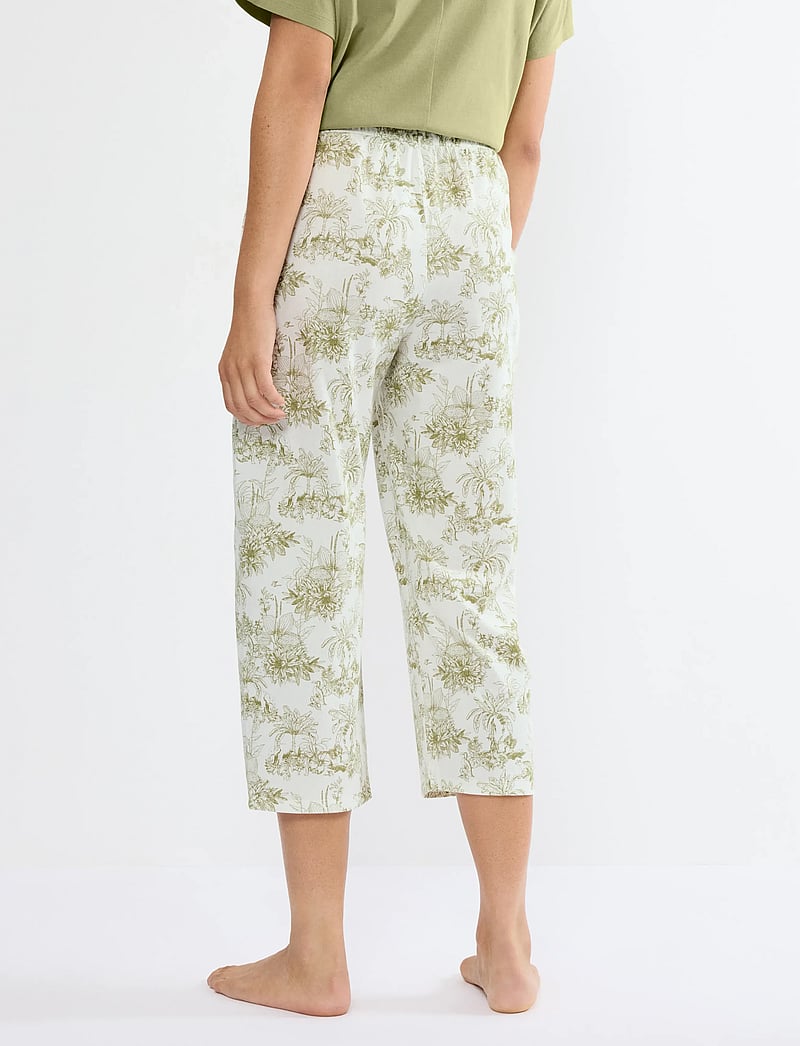 Triumph - Mix & Match 7/8 Trousers 02 - pyjama pants - green - light combination - 2