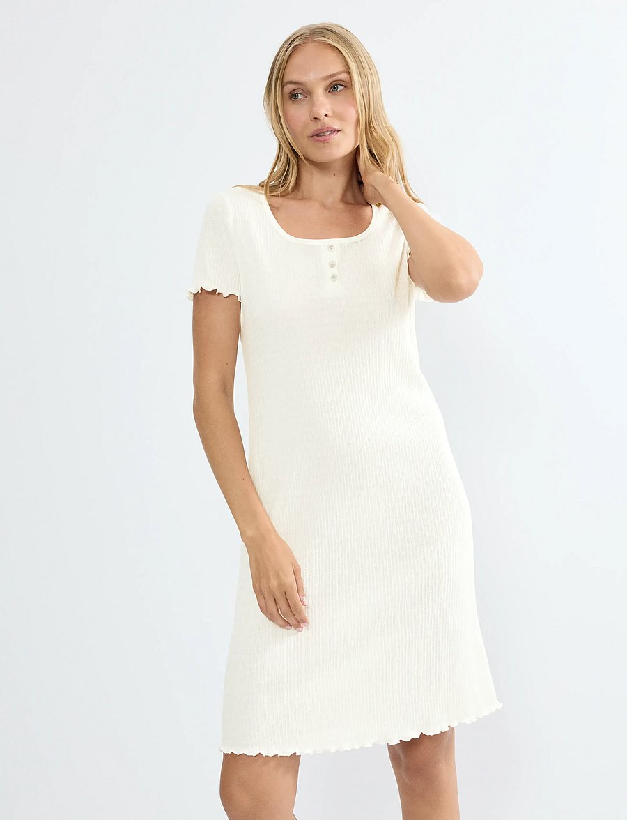 Triumph - Mix & Match NDK Pointelle - nachthemden - silk white - 0