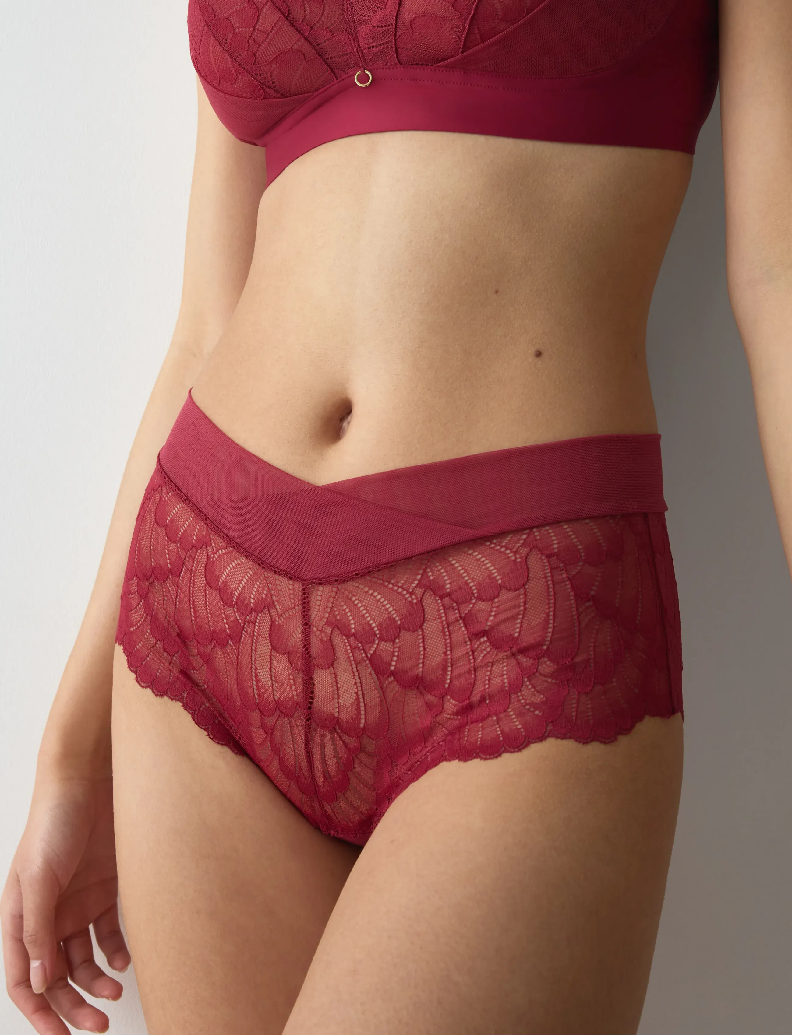 Triumph - Love in Lace Shorty - briefs - red musk - 4