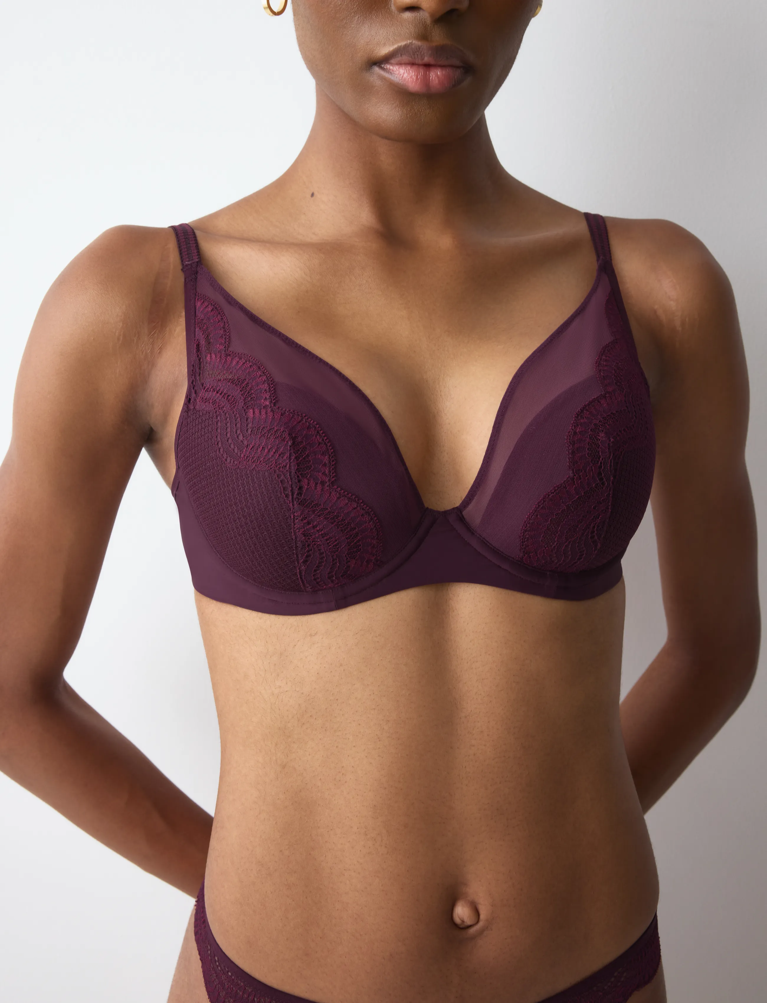 Triumph - Triumph Comfort Glam WP - bügel-bh - claret - 3