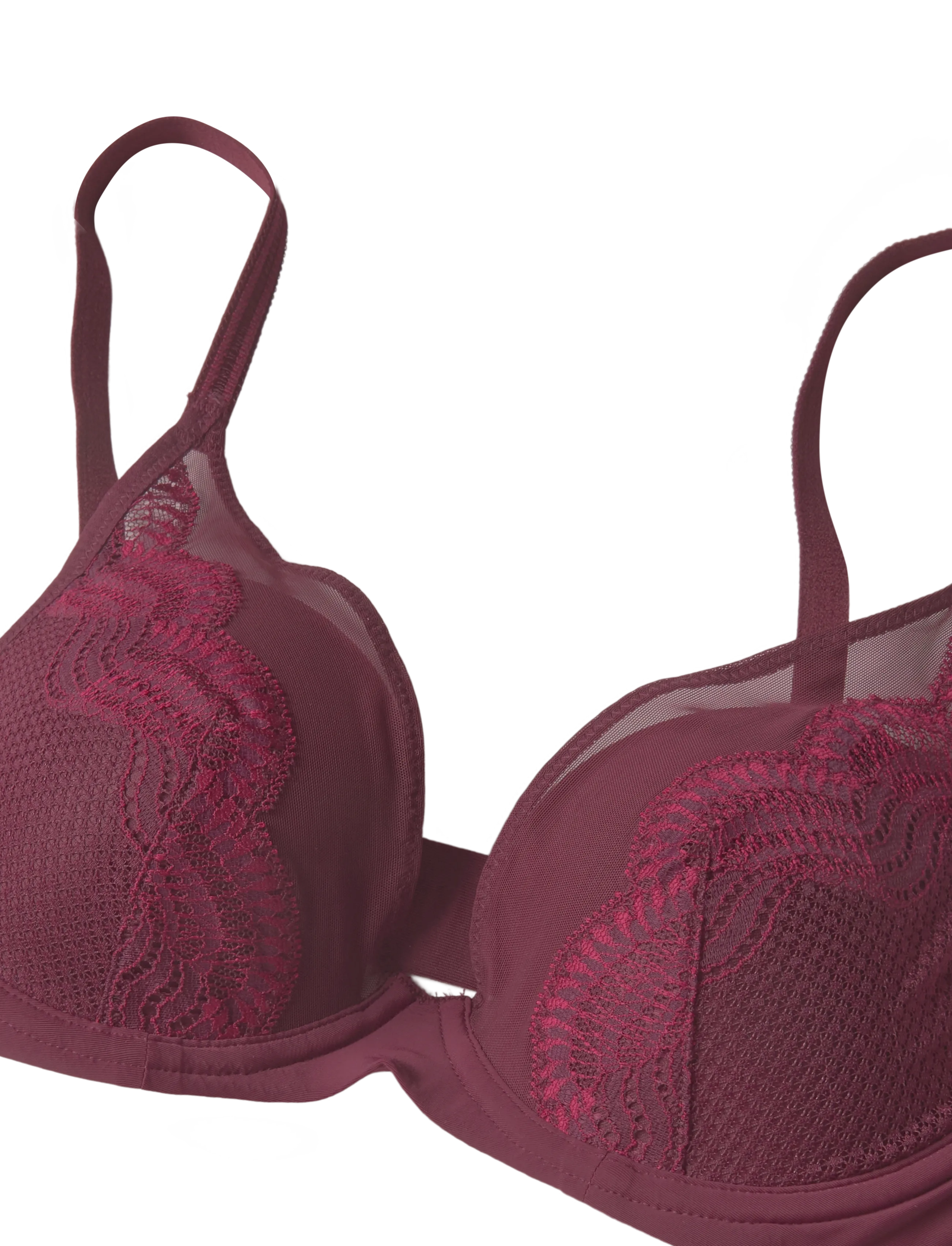 Triumph - Triumph Comfort Glam WP - bh:ar med bygel - claret - 5