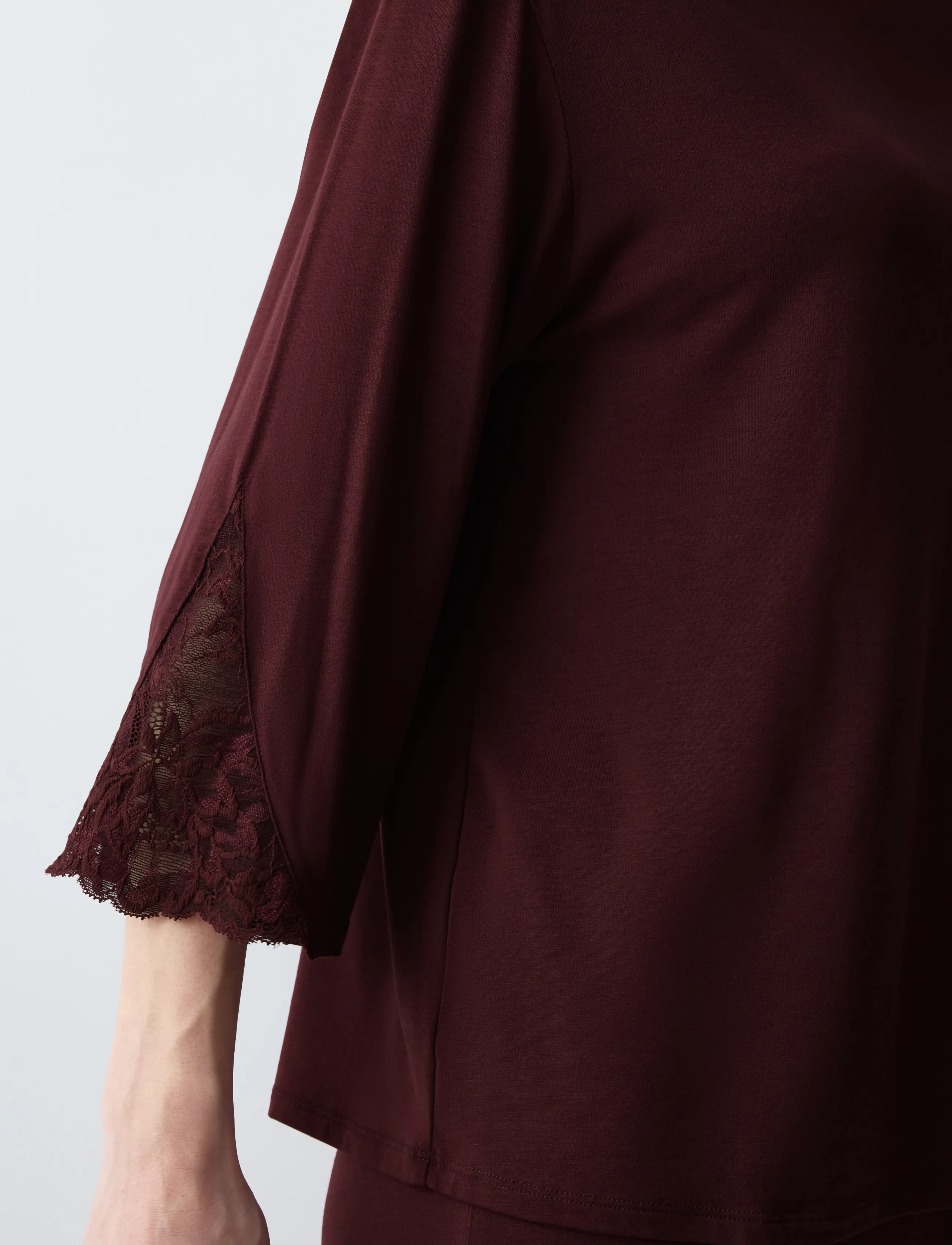 Triumph - Amourette PK LSL - pyjamas - claret - 4