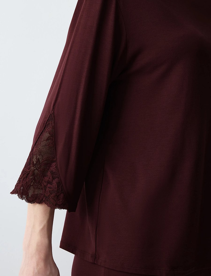 Triumph - Amourette PK LSL - pyjamas - claret - 4