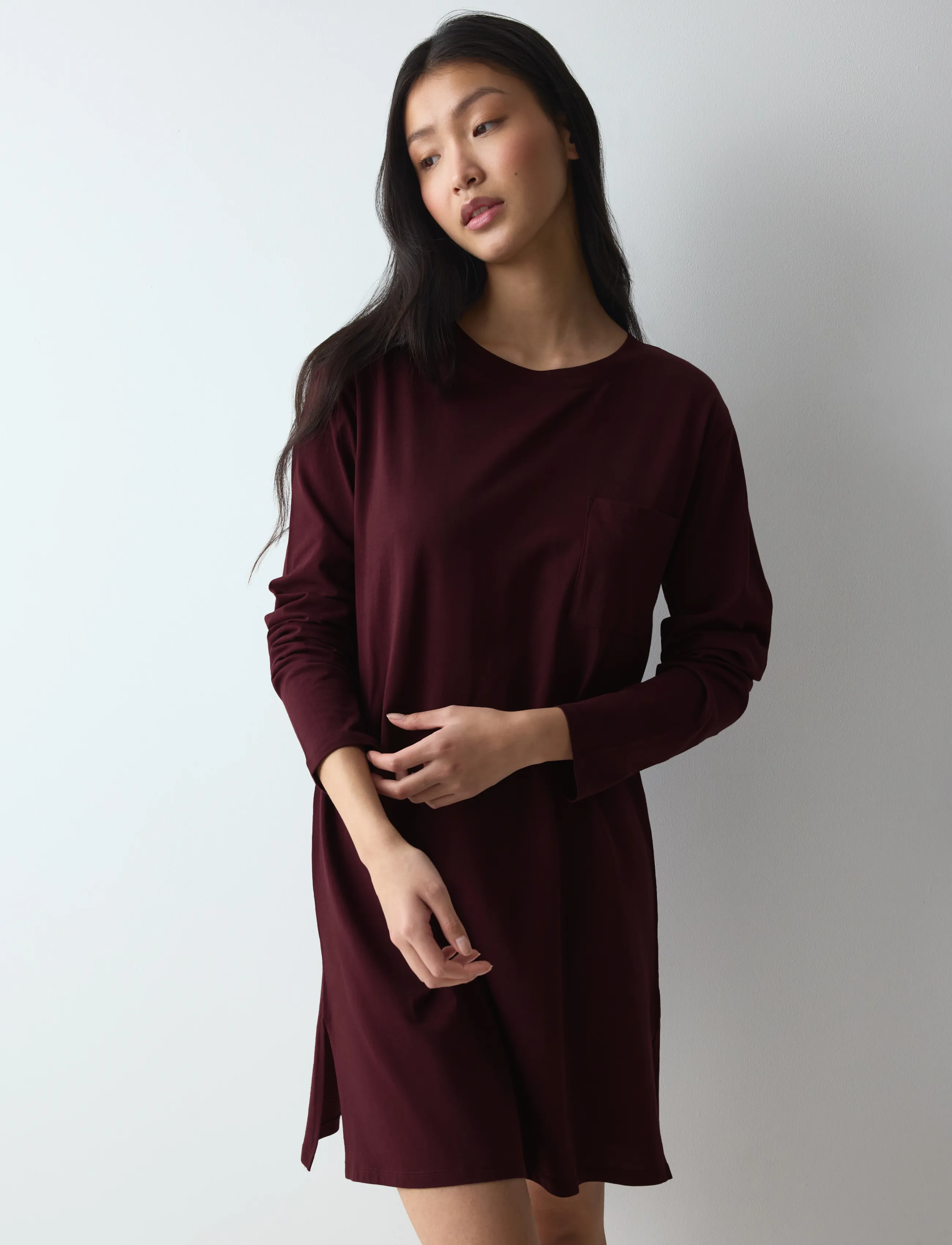 Triumph - Nightdresses Good NDK LSL 08 P - nightdresses - claret - 0