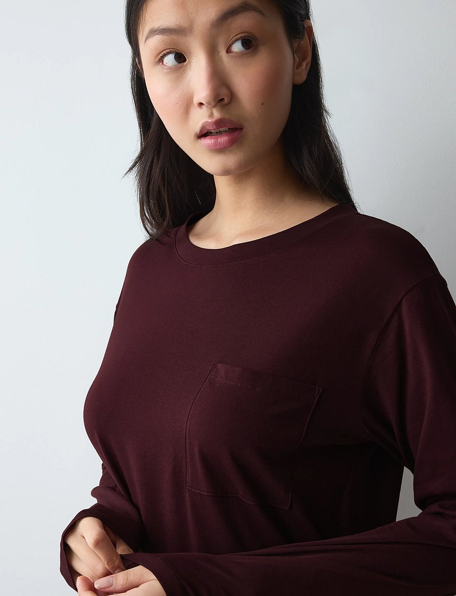 Triumph - Nightdresses Good NDK LSL 08 P - nachthemden - claret - 4