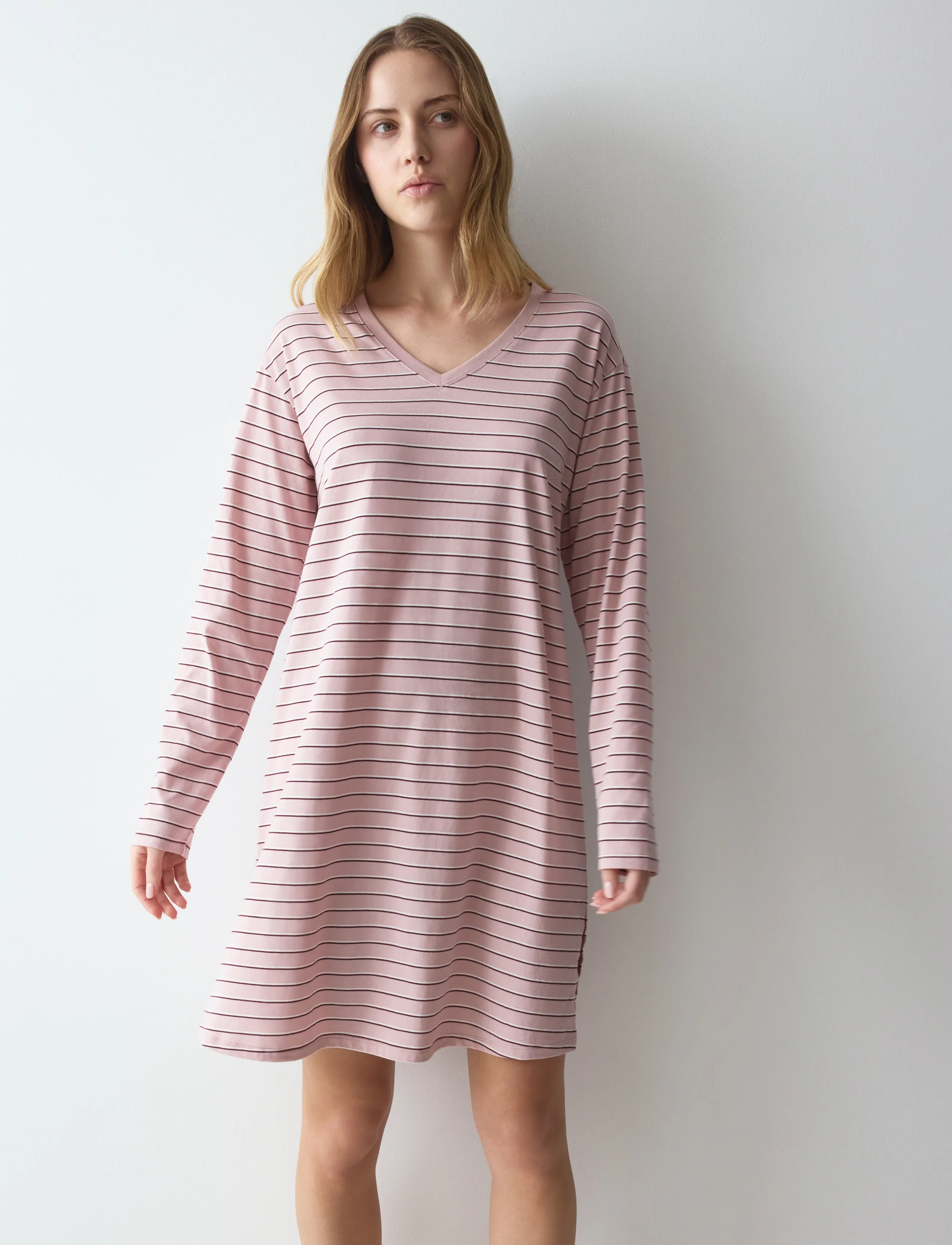 Triumph Nightdresses NDK LSL 08 X - Triumph - PINK - LIGHT COMBINATION / pink/rose