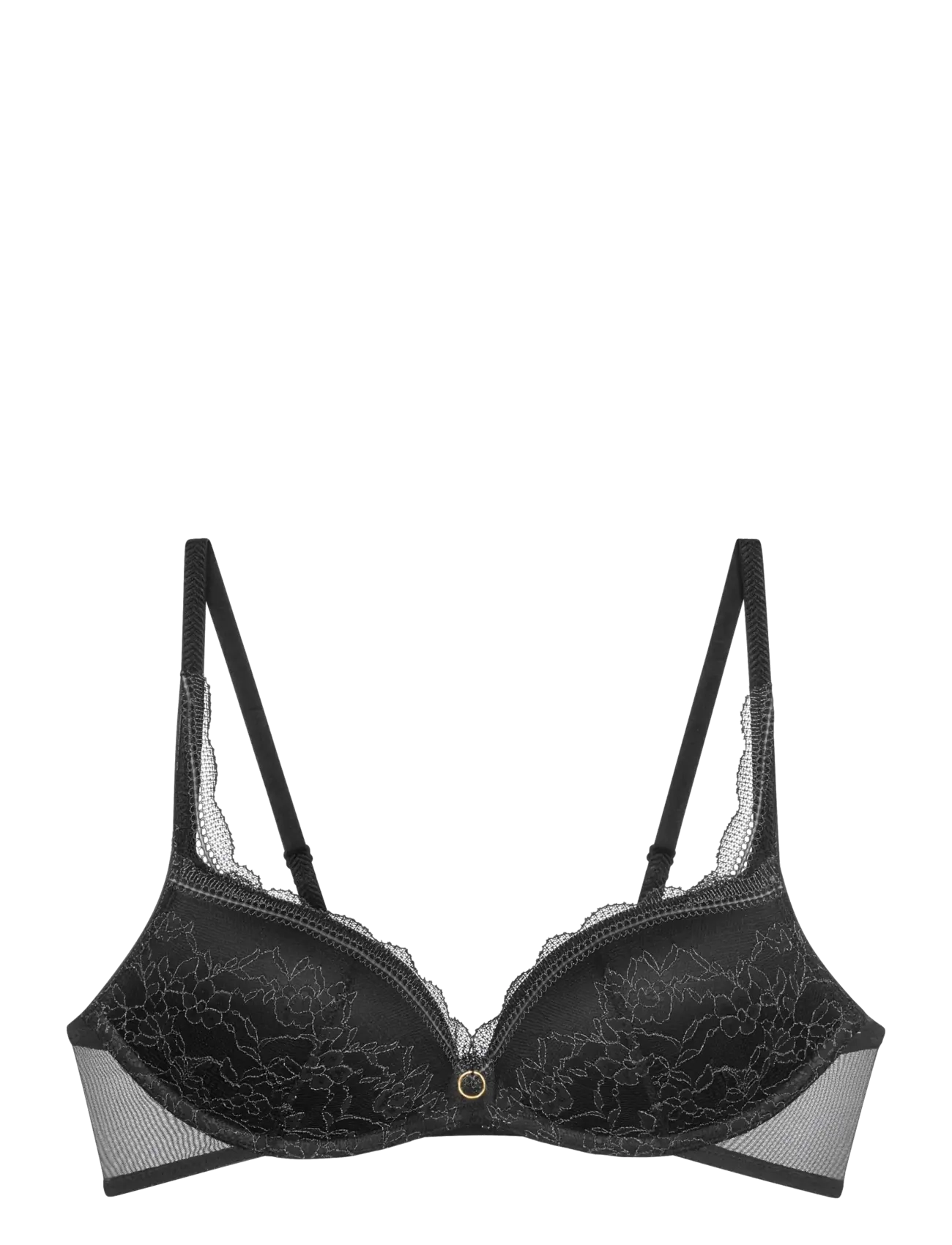 Triumph Comfort Allure PU - Weiche BHs - BLACK / black