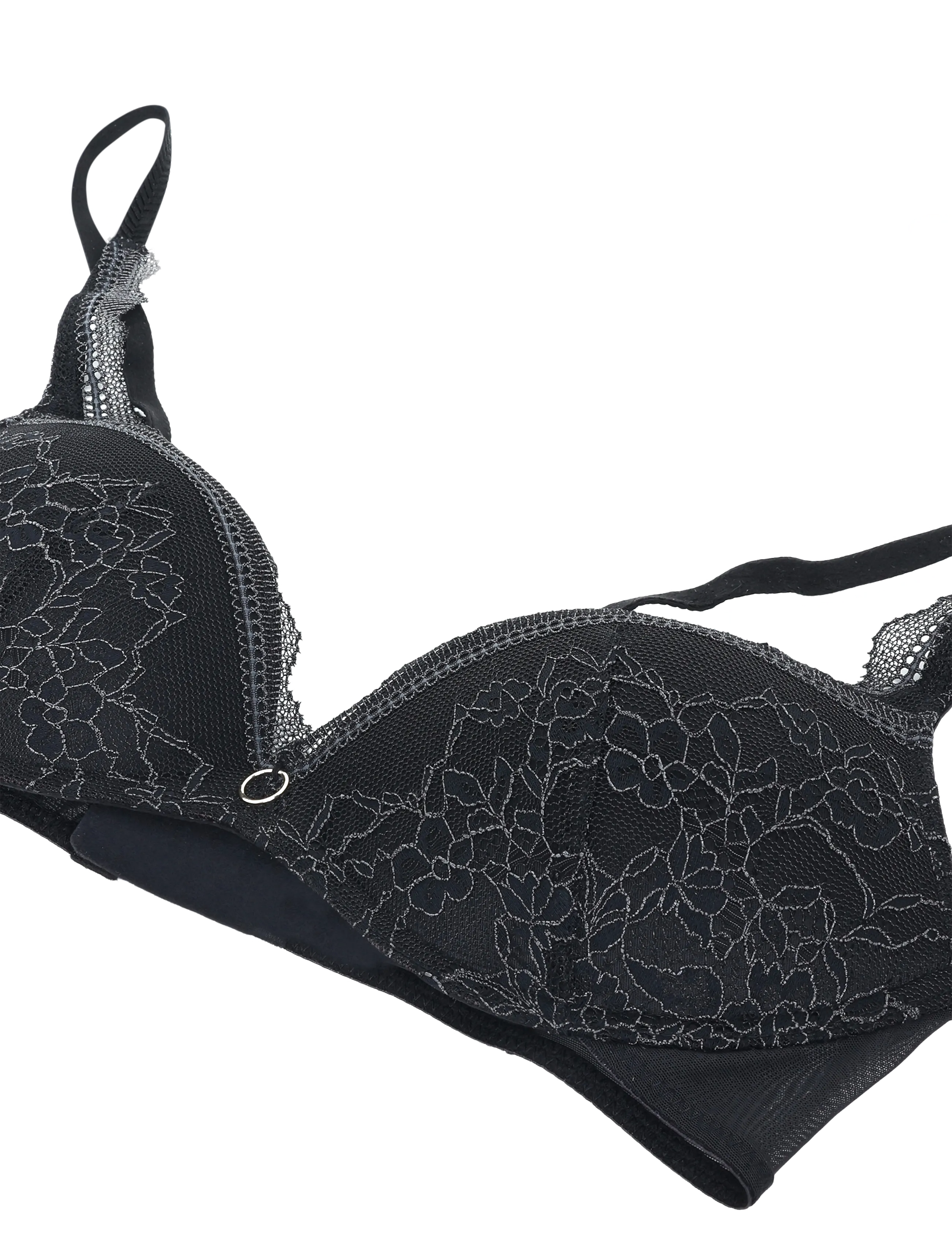 Triumph - Comfort Allure PU - tugikaarteta rinnahoidjad - black - 5