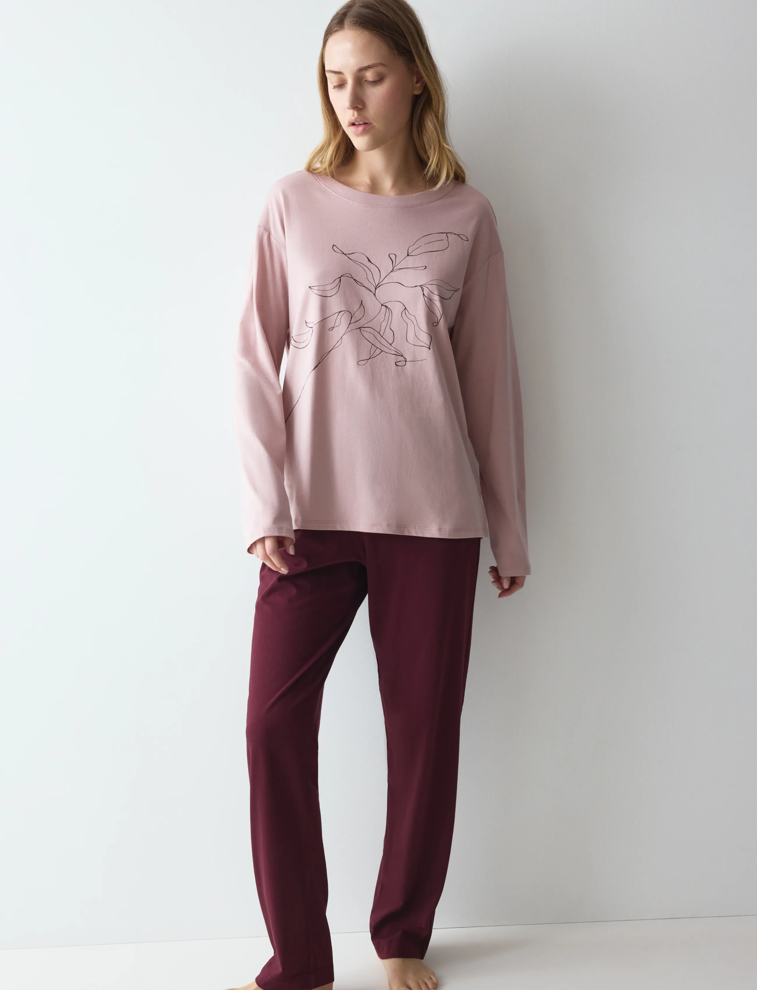 Triumph - Sets Good PK LSL 08 - pyjamas - pink - light combination - 0