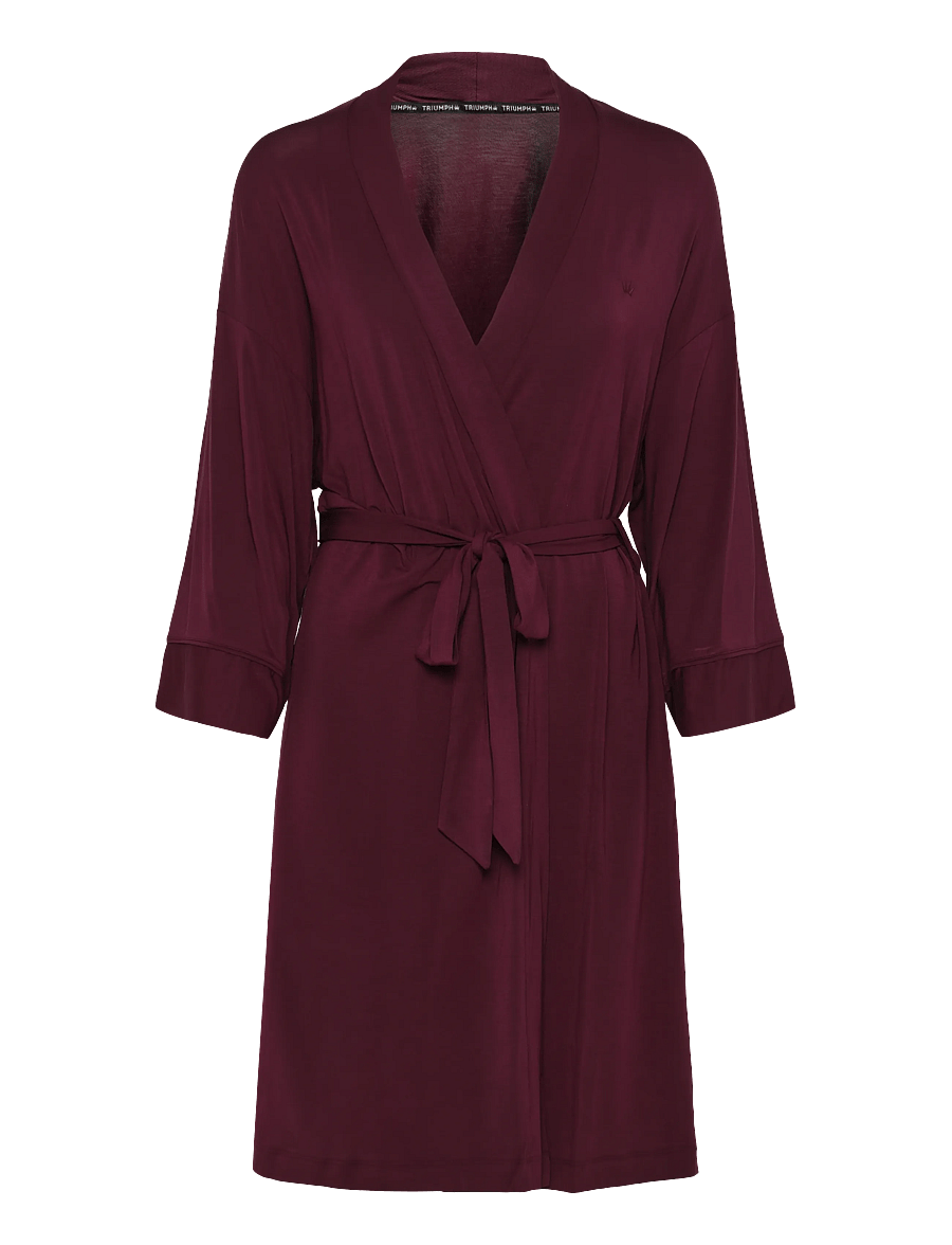 Triumph - Amourette Robe - bademäntel - claret - 0