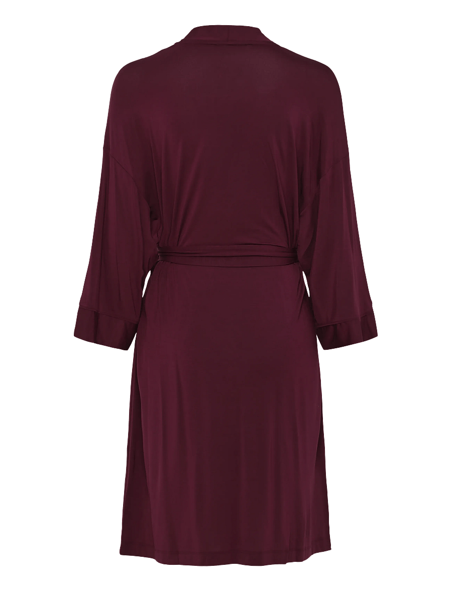 Triumph - Amourette Robe - bademäntel - claret - 1