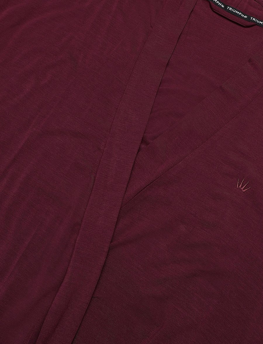 Triumph - Amourette Robe - bademäntel - claret - 2