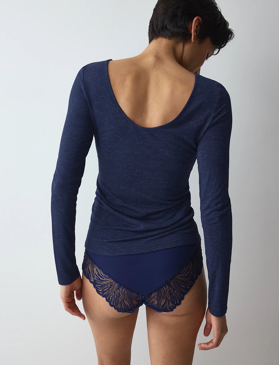 Triumph - Beauty Layers Top LSL Lurex - kampsunid - admiral - 3