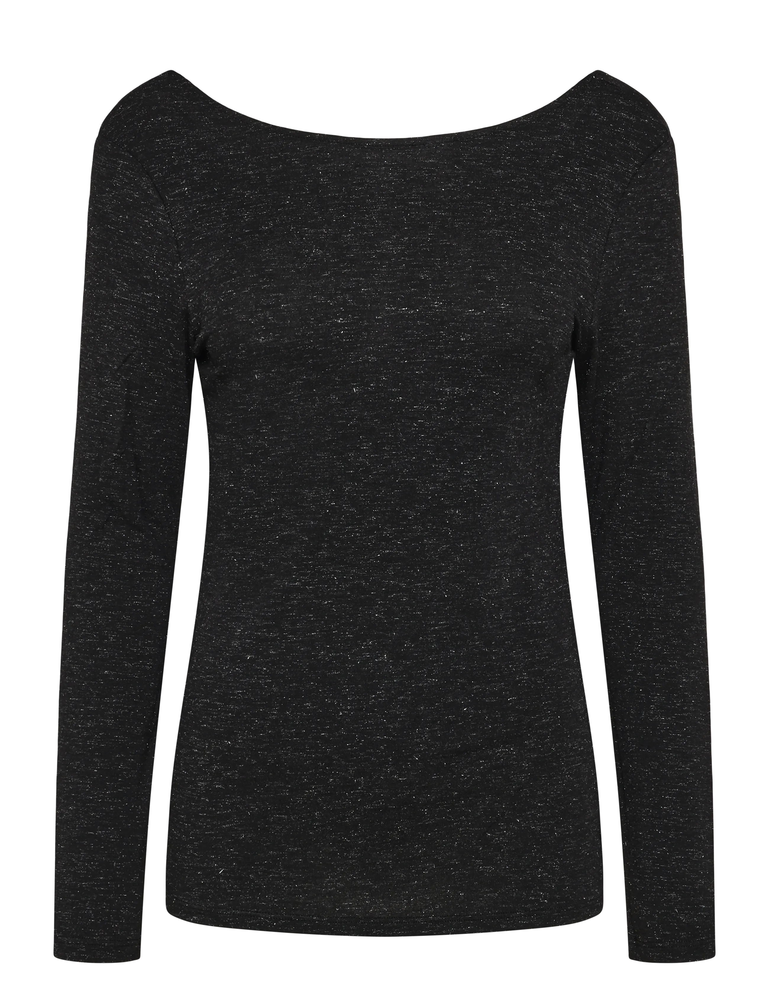 Triumph Beauty Layers Top LSL Lurex -  - BLACK / black
