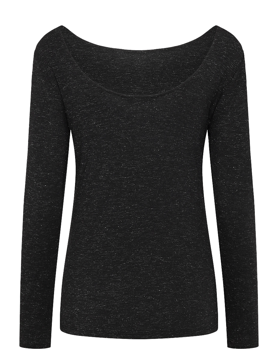 Triumph - Beauty Layers Top LSL Lurex - black - 1