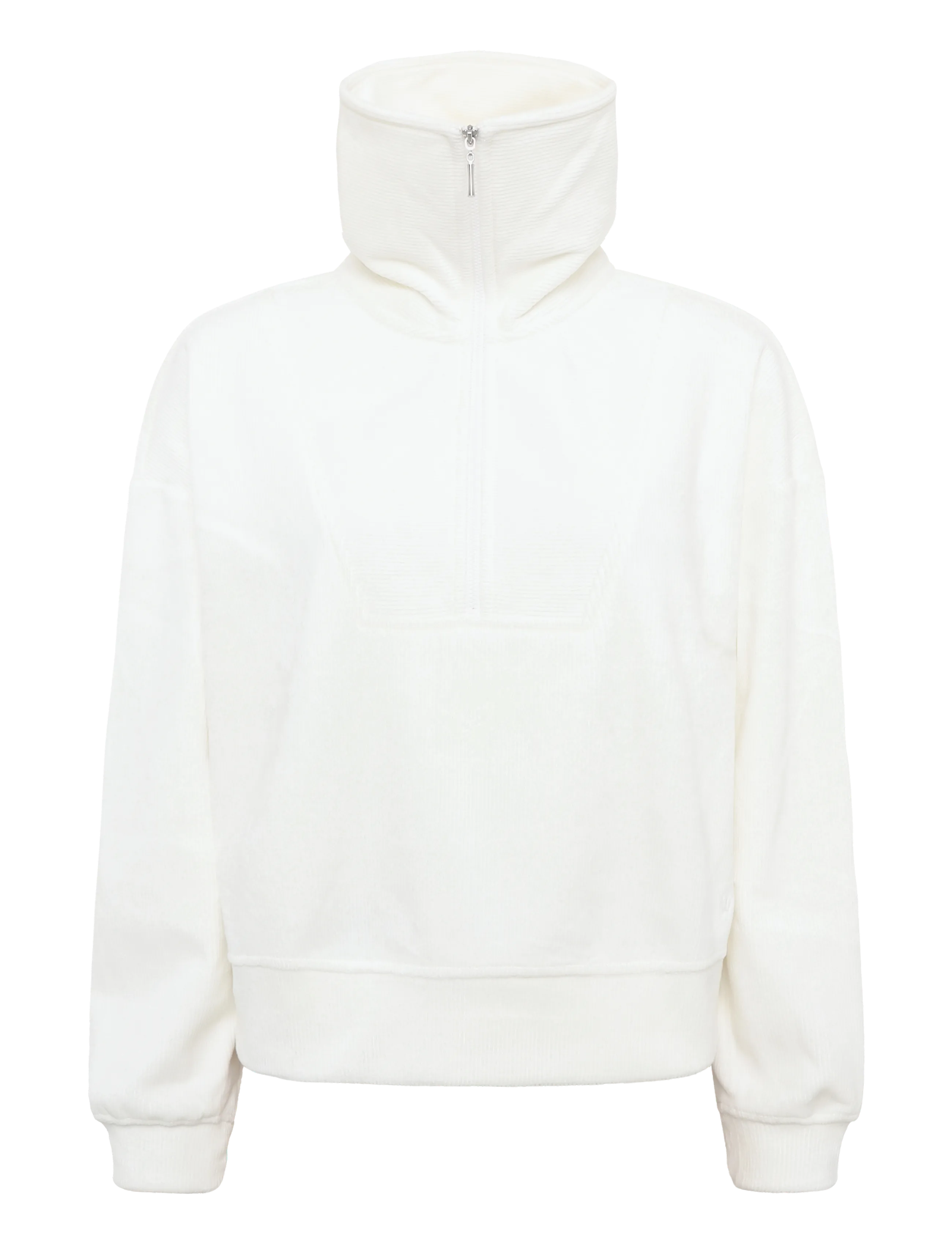 Triumph Velour Rib Sweater - Sweatshirts & Kapuzenpullover - SILK WHITE / white