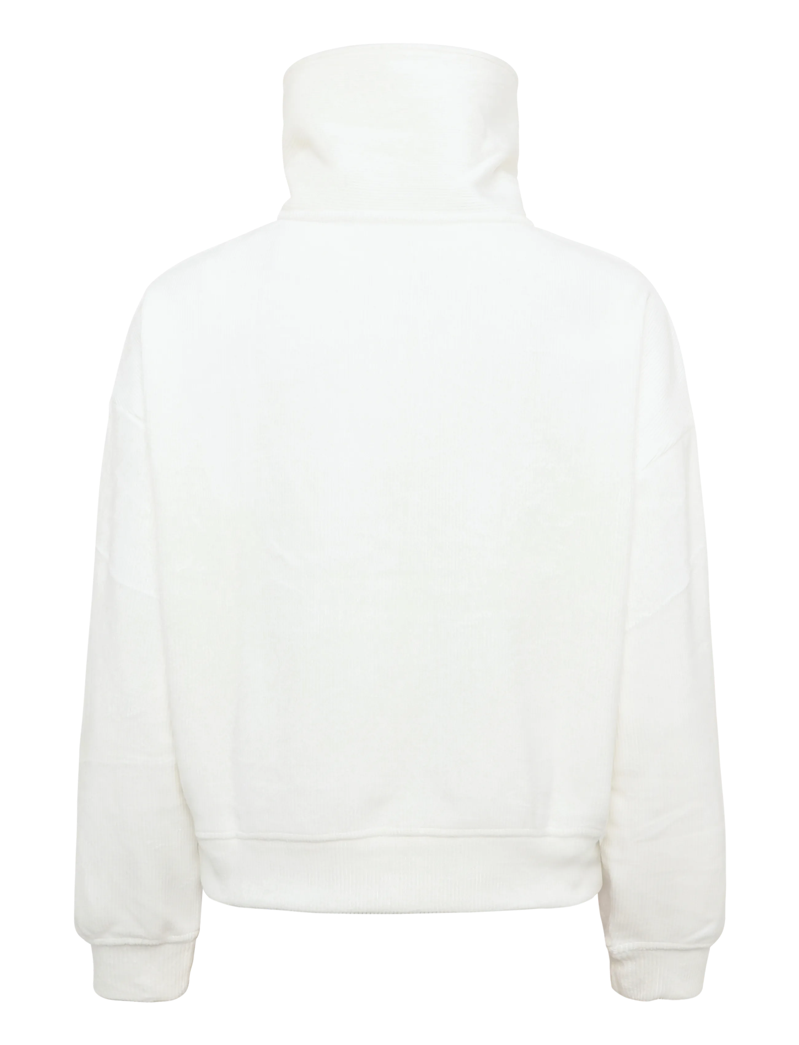 Triumph - Velour Rib Sweater - sweatshirts - silk white - 2