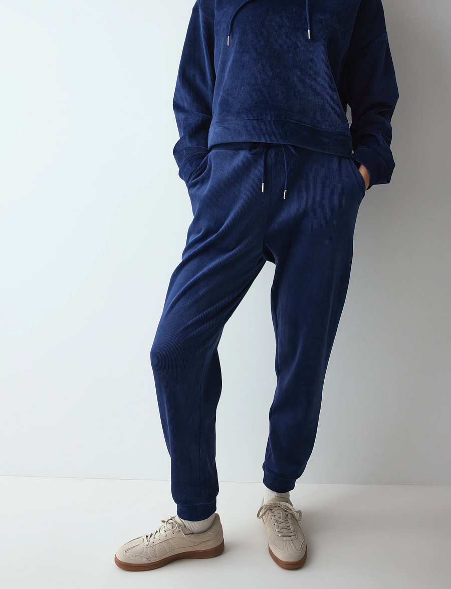 Triumph - Velour Rib Trousers - admiral - 0