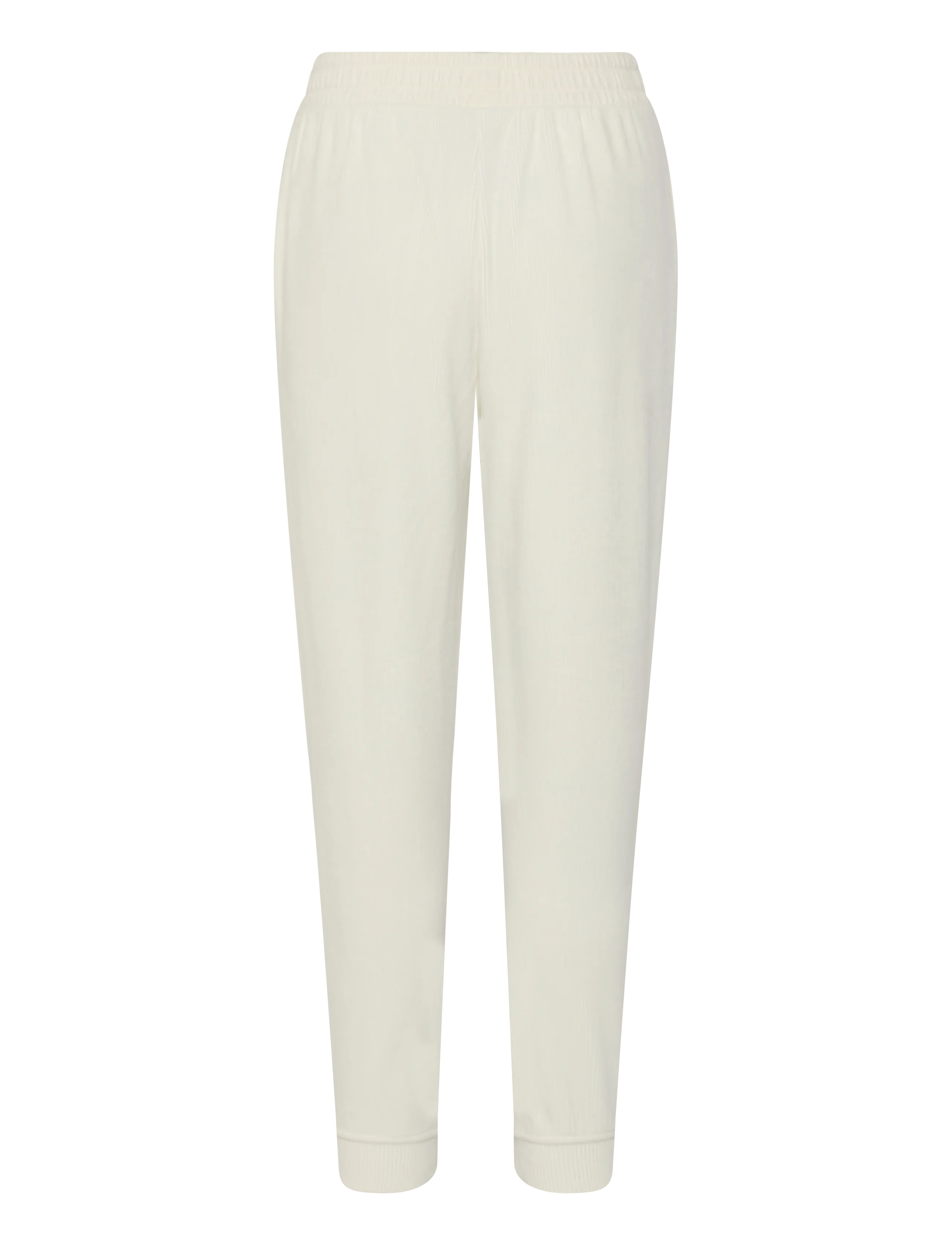 Triumph - Velour Rib Trousers - igapäevane stiil - silk white - 2
