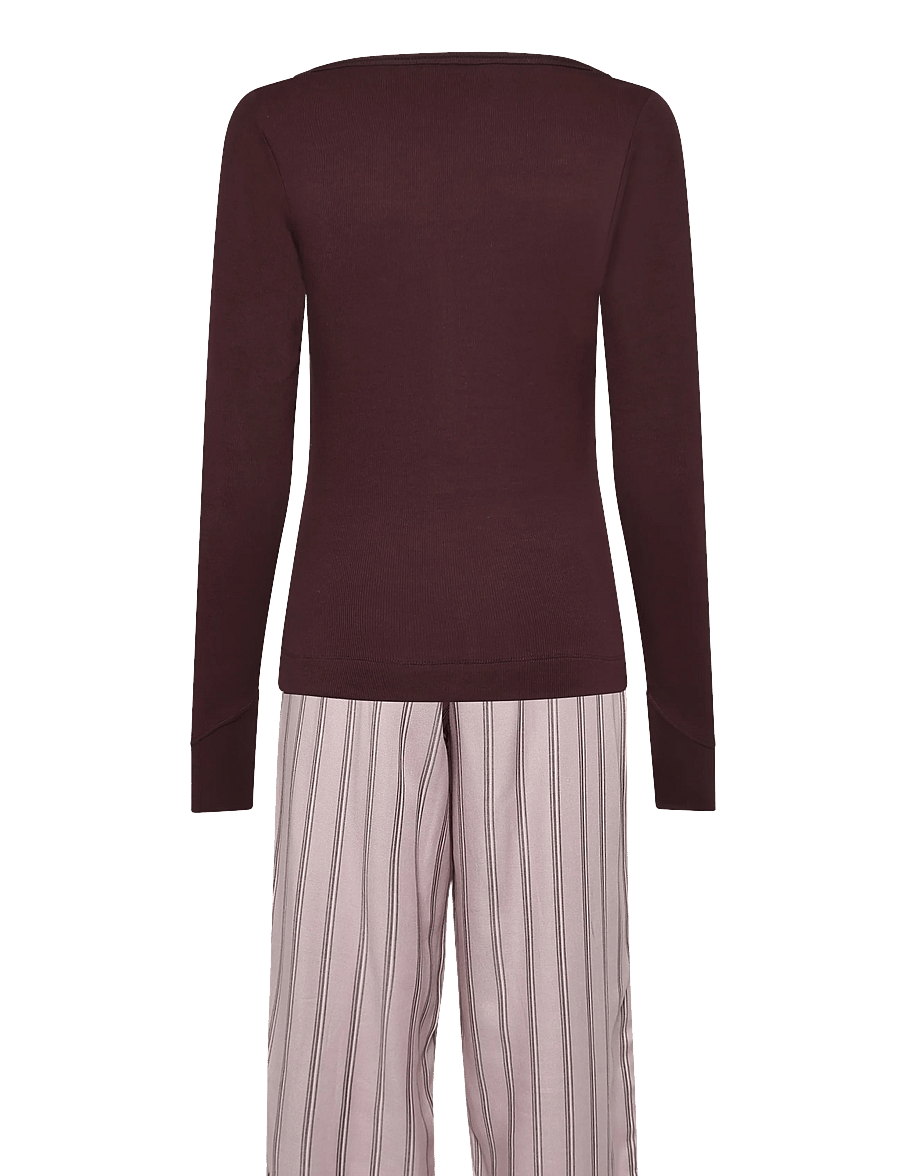Triumph - Elevated Sets PK LSL 01 - pidžaamad - red - dark combination - 1